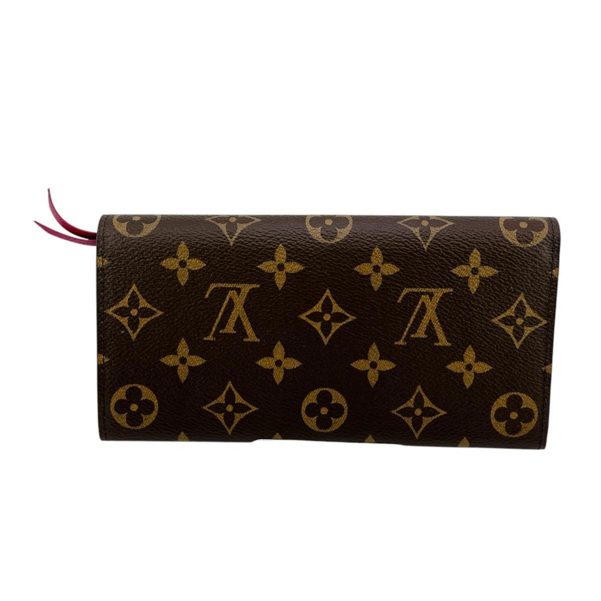 Louis Vuitton Monogram Brown Rouge Monogram Long Wallet