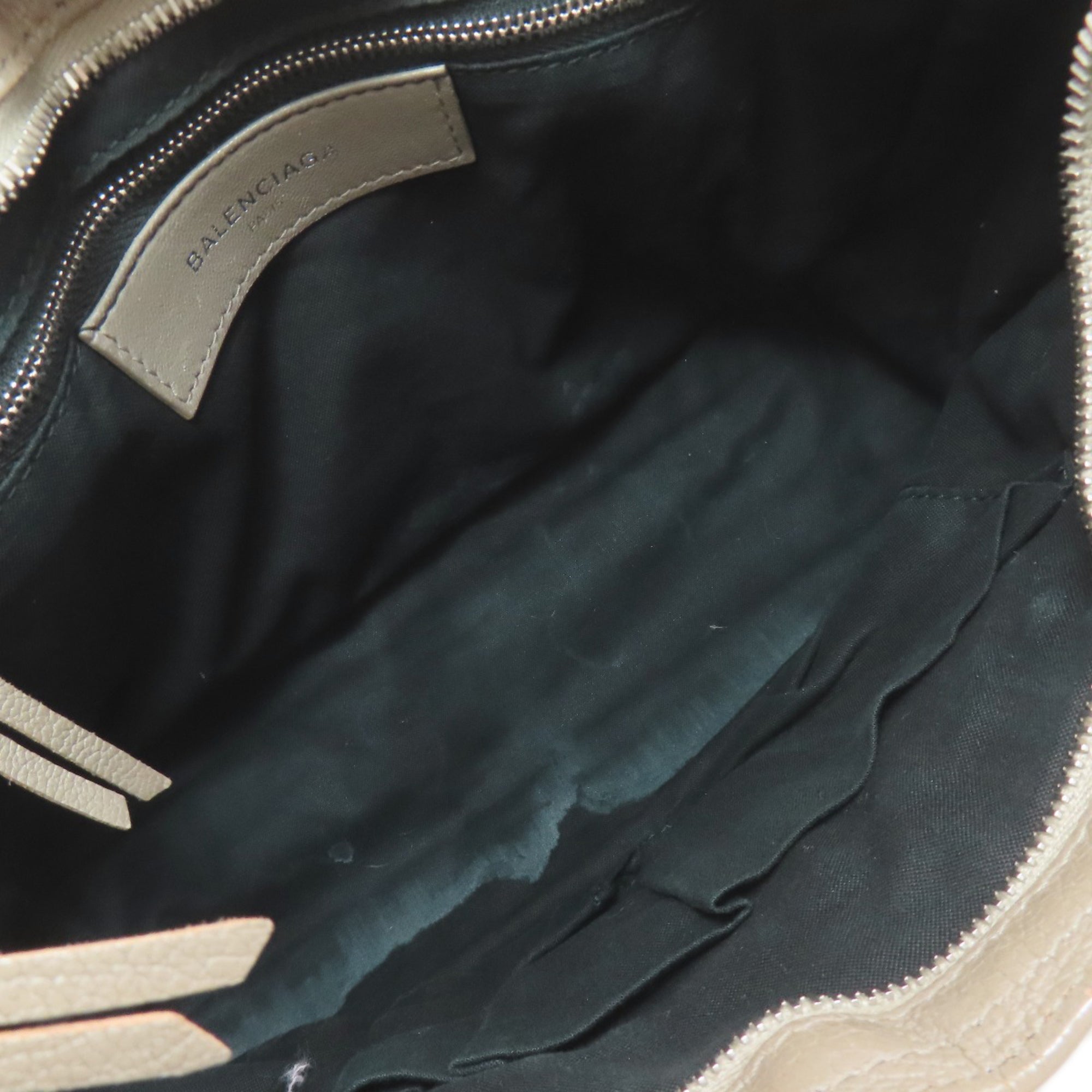 Balenciaga Gray Leather Hand