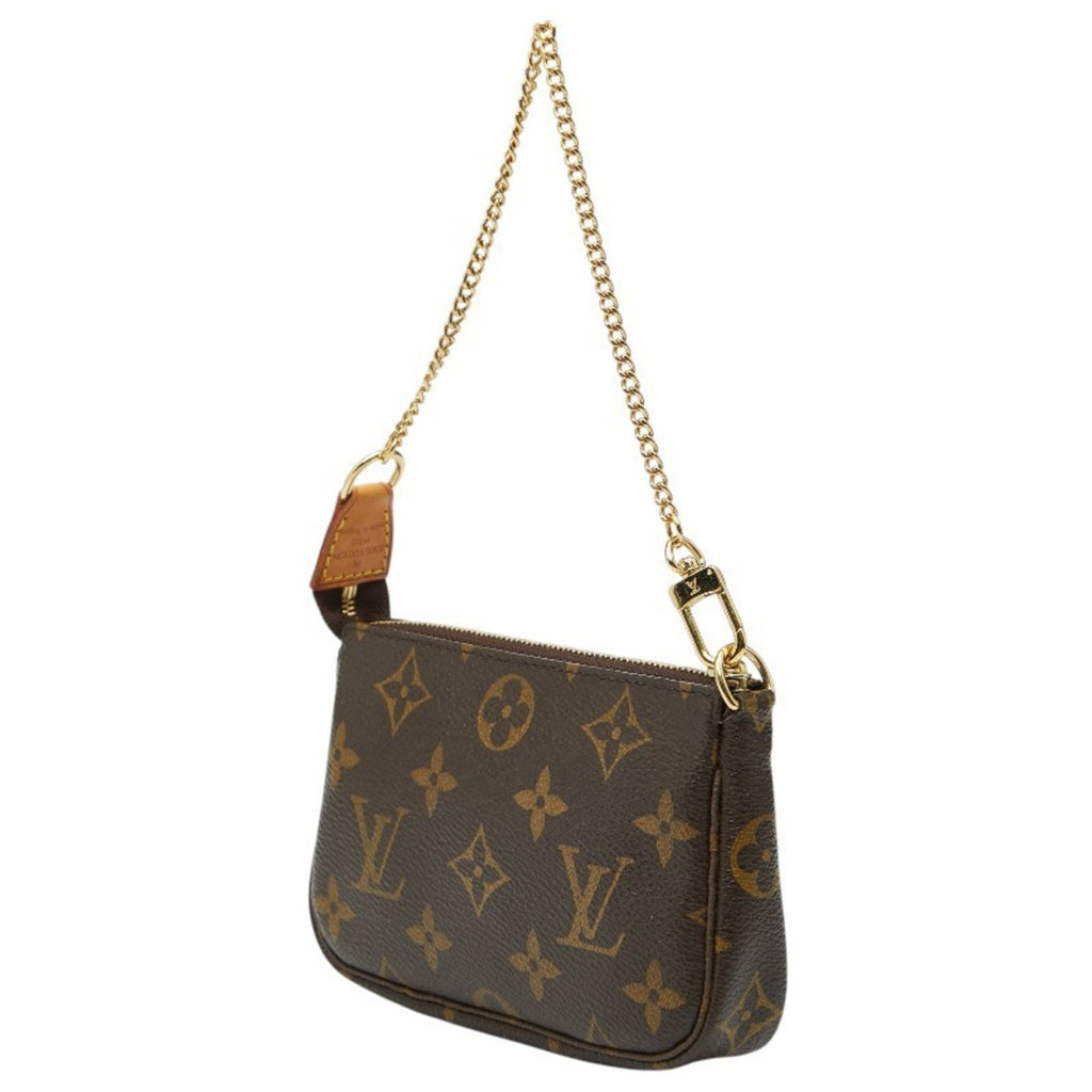 Louis Vuitton Monogram Brown Pvc Leather Handbag Pouch