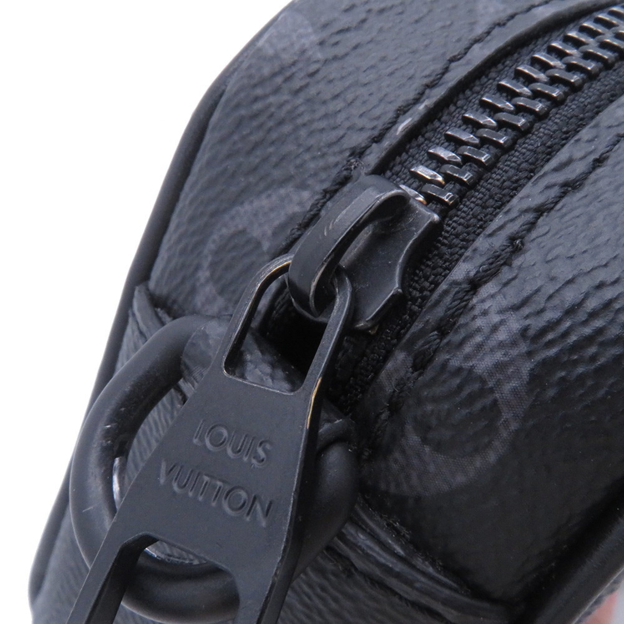 Louis Vuitton Monogram Eclipse Black Noir Monogram Eclipse Chain/Shoulder Wallet