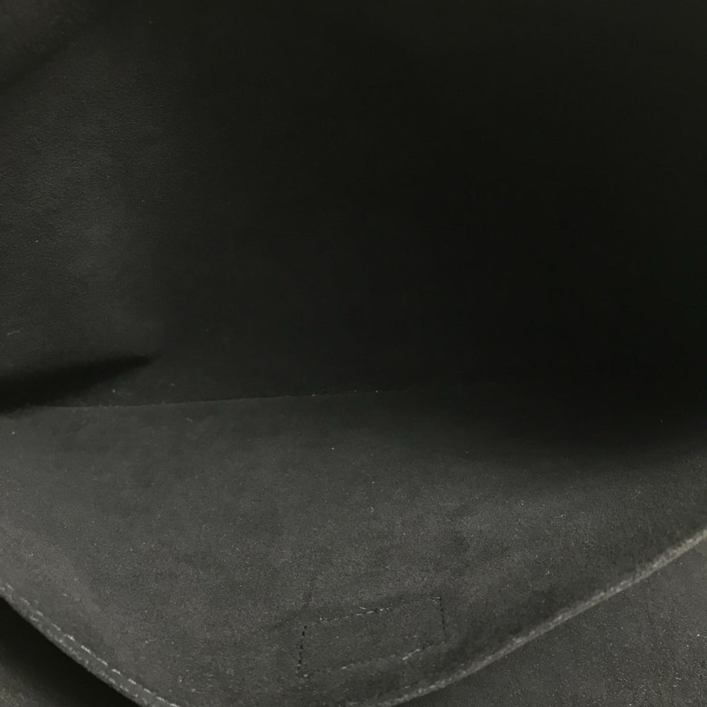 Louis Vuitton Black Noir Leather Clutch Bag Pochette