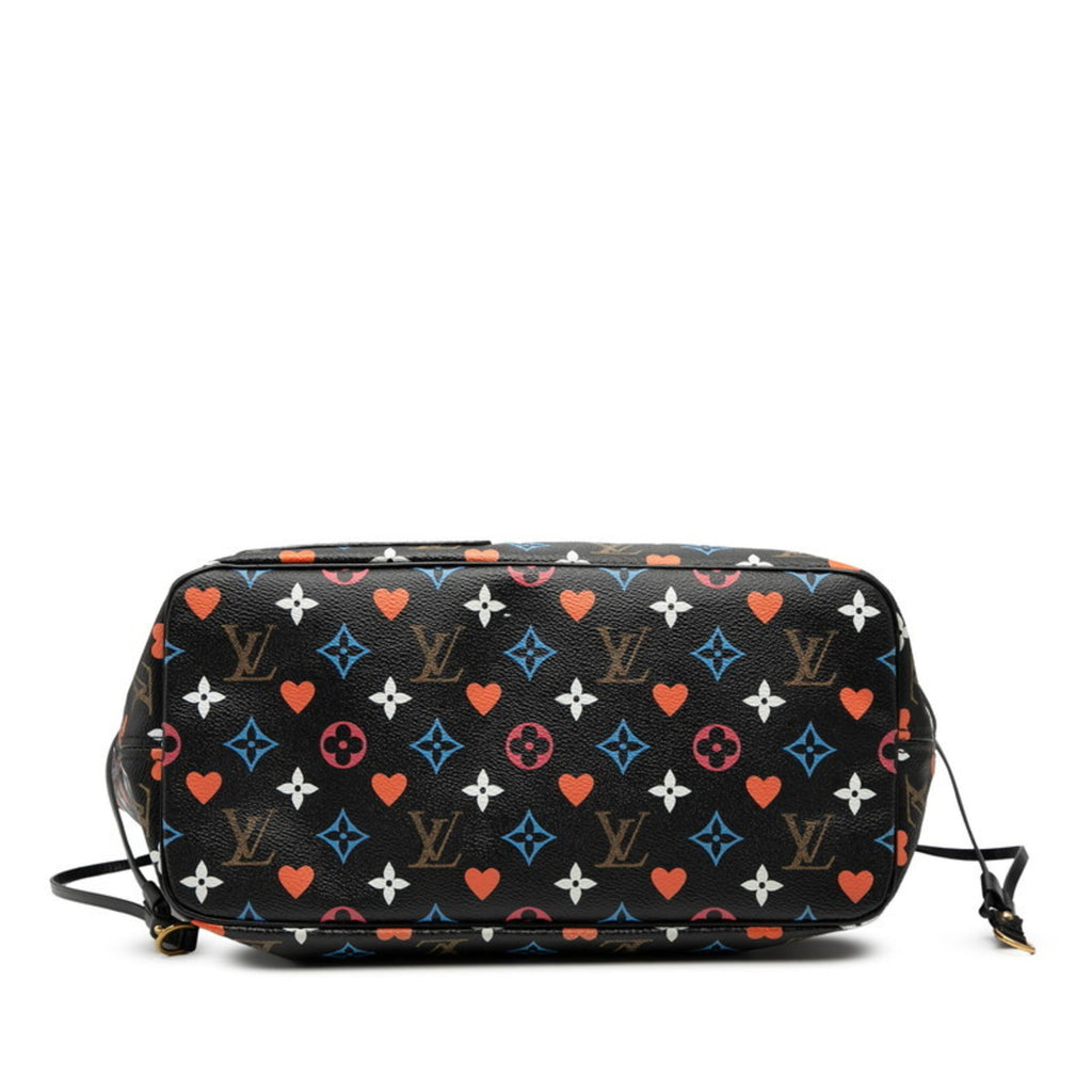 Louis Vuitton Black Multi-Color Pvc Leather Pouch Shoulder Bag Tote Bag