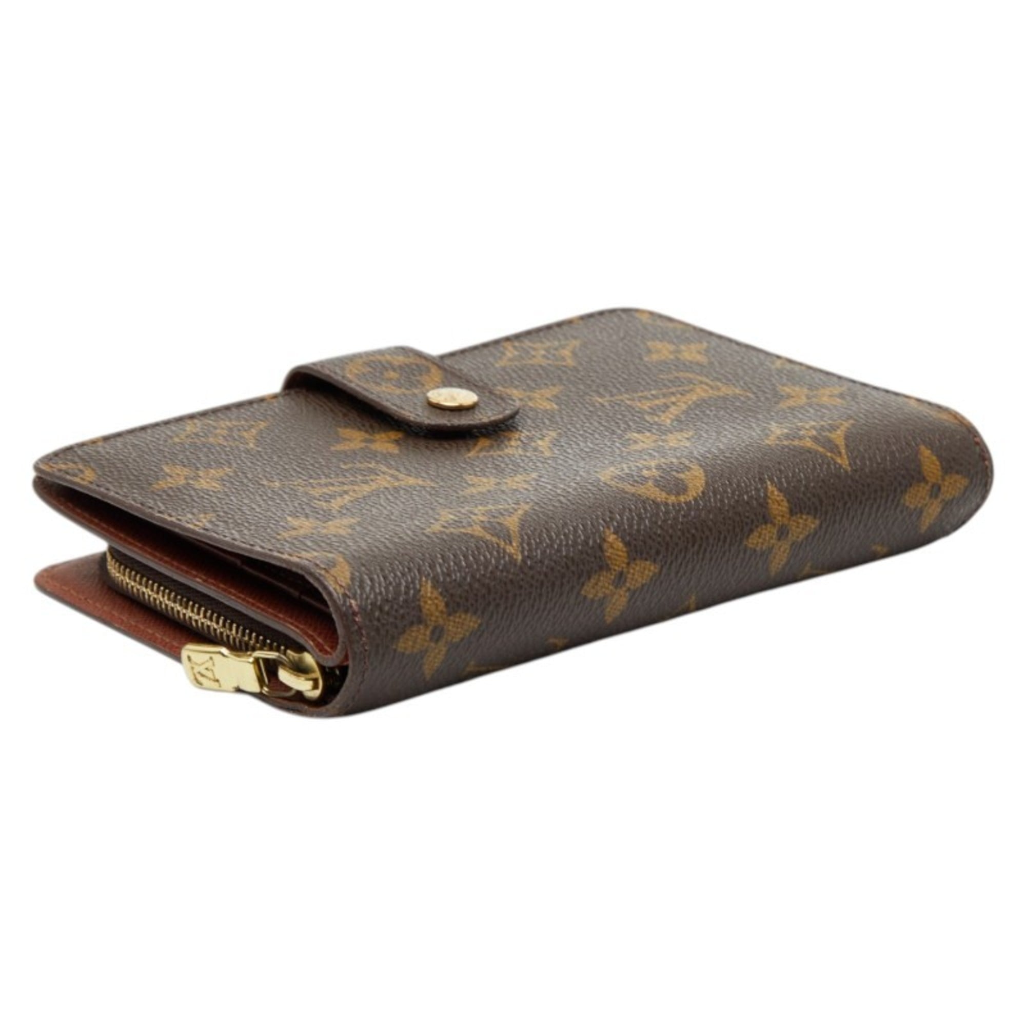 Louis Vuitton Brown Pvc Leather Wallet