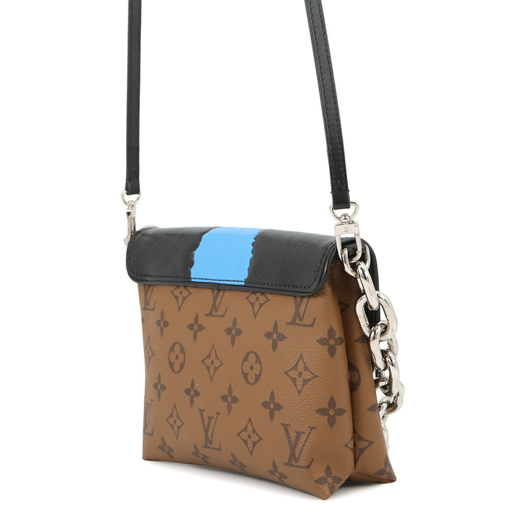 Louis Vuitton Monogram Reverse Noir Monogram Reverse Handbag Pochette Shoulder Bag