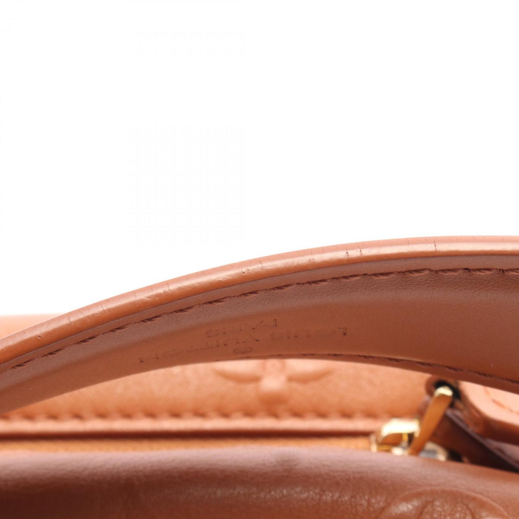 Louis Vuitton Brown Leather Handbag