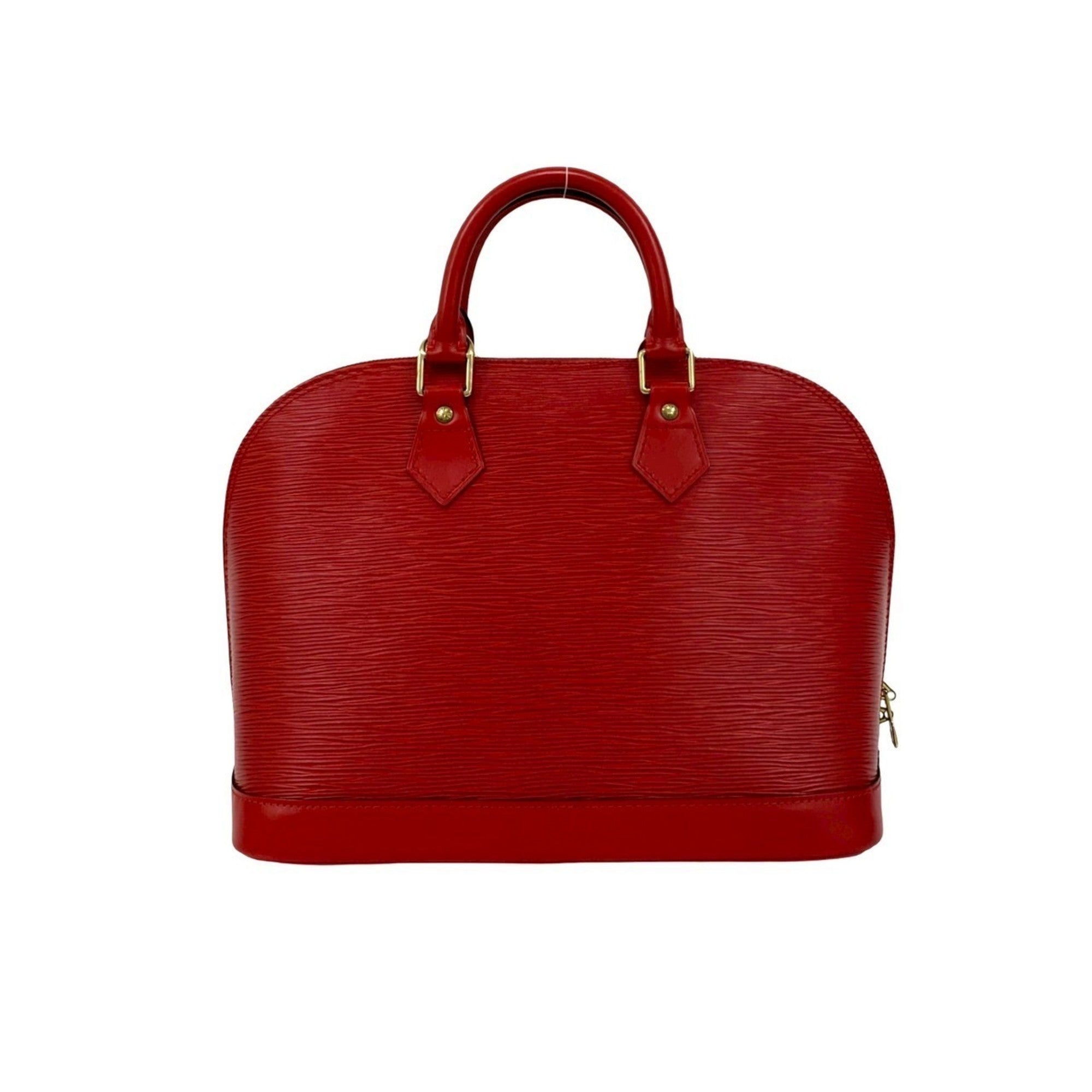 Louis Vuitton Red Color Epi Leather Handbag Tote Bag
