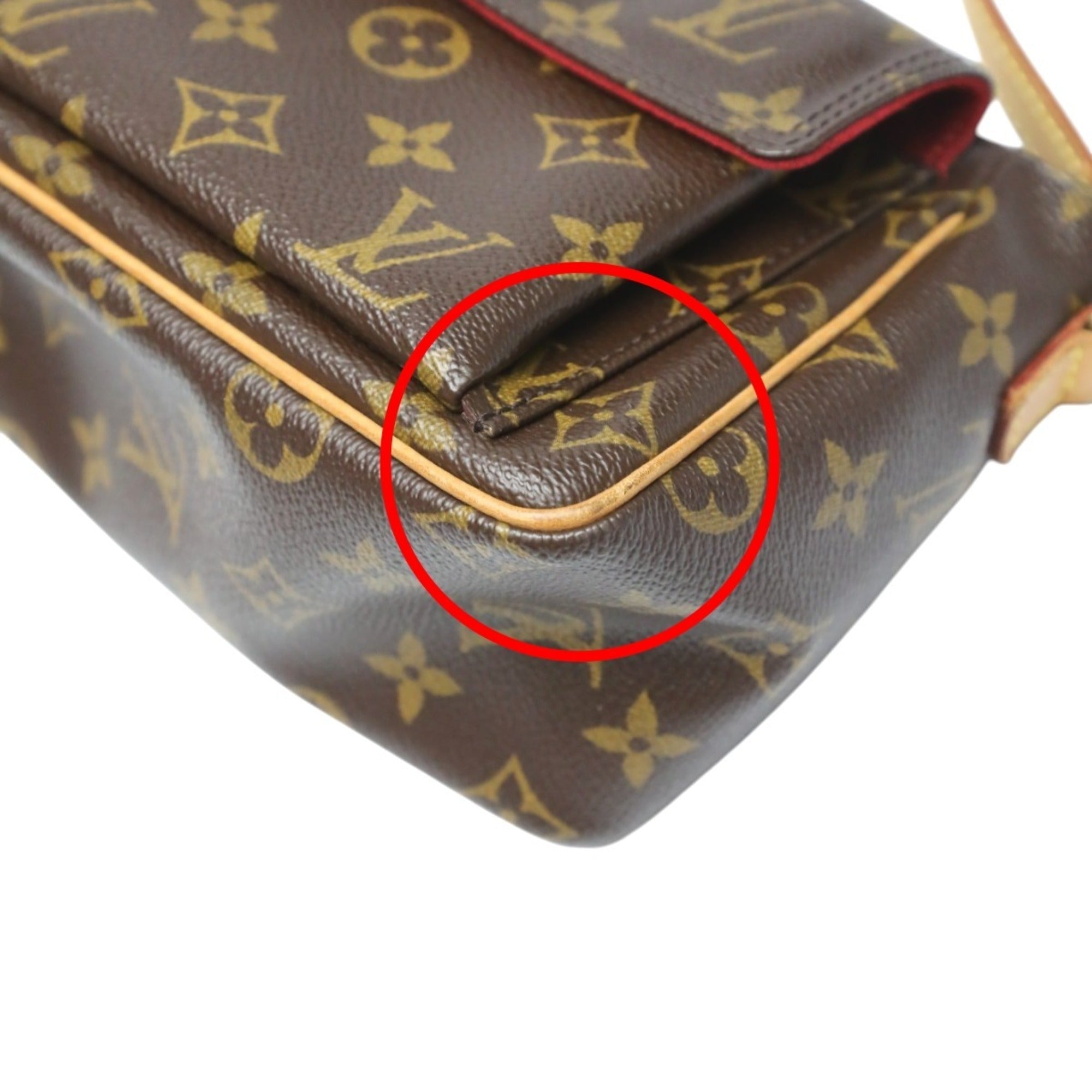 Louis Vuitton Brown Monogram Canvas Shoulder Bag