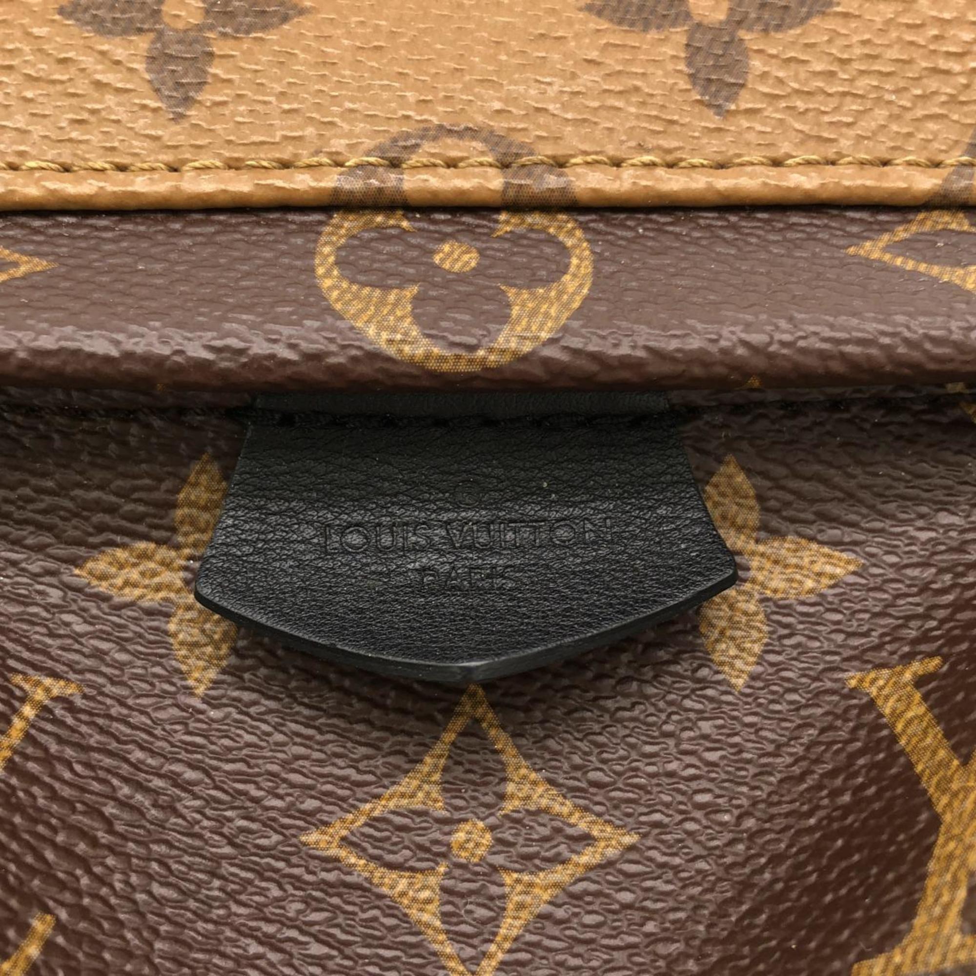 Louis Vuitton Brown Coated Canvas Backpack
