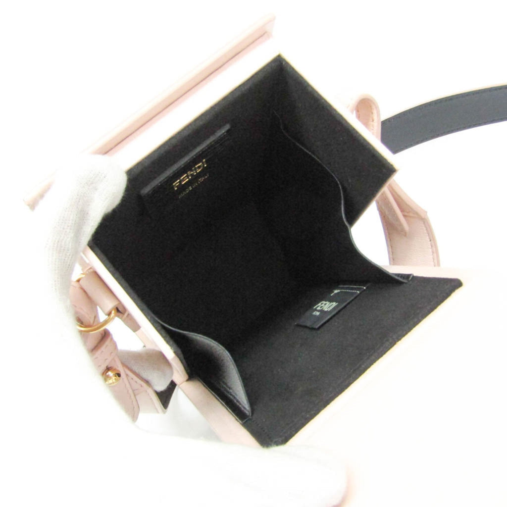 Fendi Pink Leather Shoulder Bag
