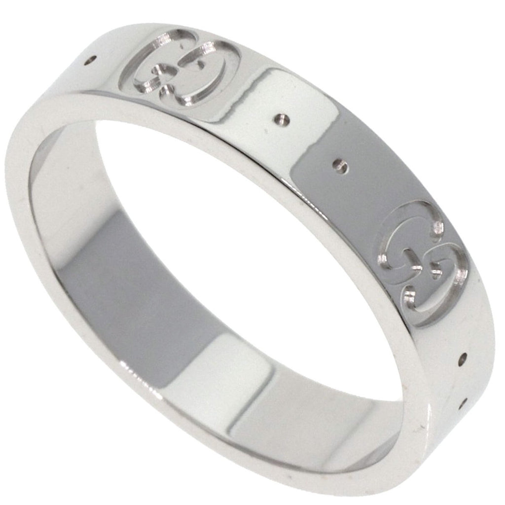 Gucci Icon White Gold (18K) Band Ring (Pre-Owned)