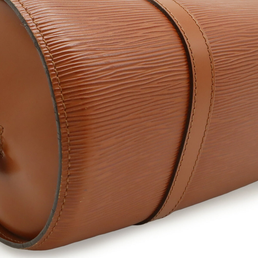 Louis Vuitton Brown Epi Leather Handbag Pouch Shoulder Bag