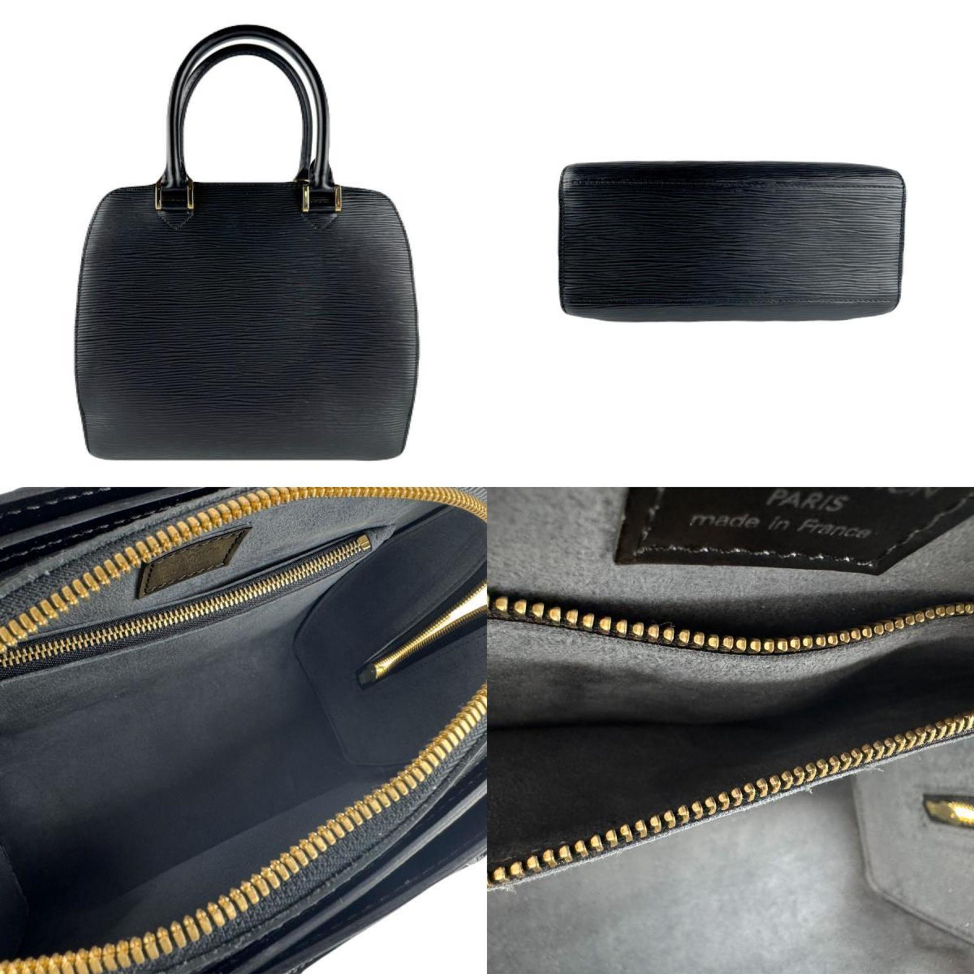 Louis Vuitton Noir Epi Leather Handbag