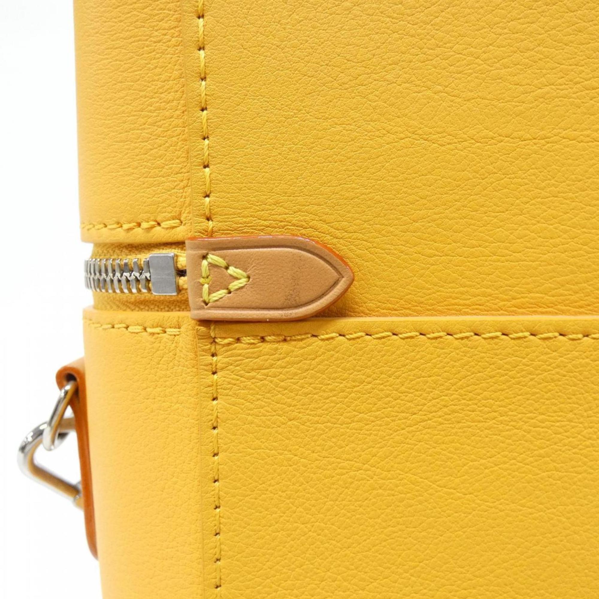 Louis Vuitton Saffron Leather Handbag
