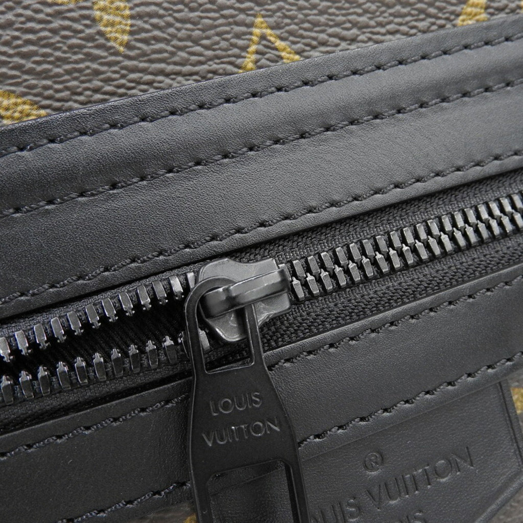 Louis Vuitton Monogram Macassar Black Monogram Macassar Pvc Leather Shoulder Bag