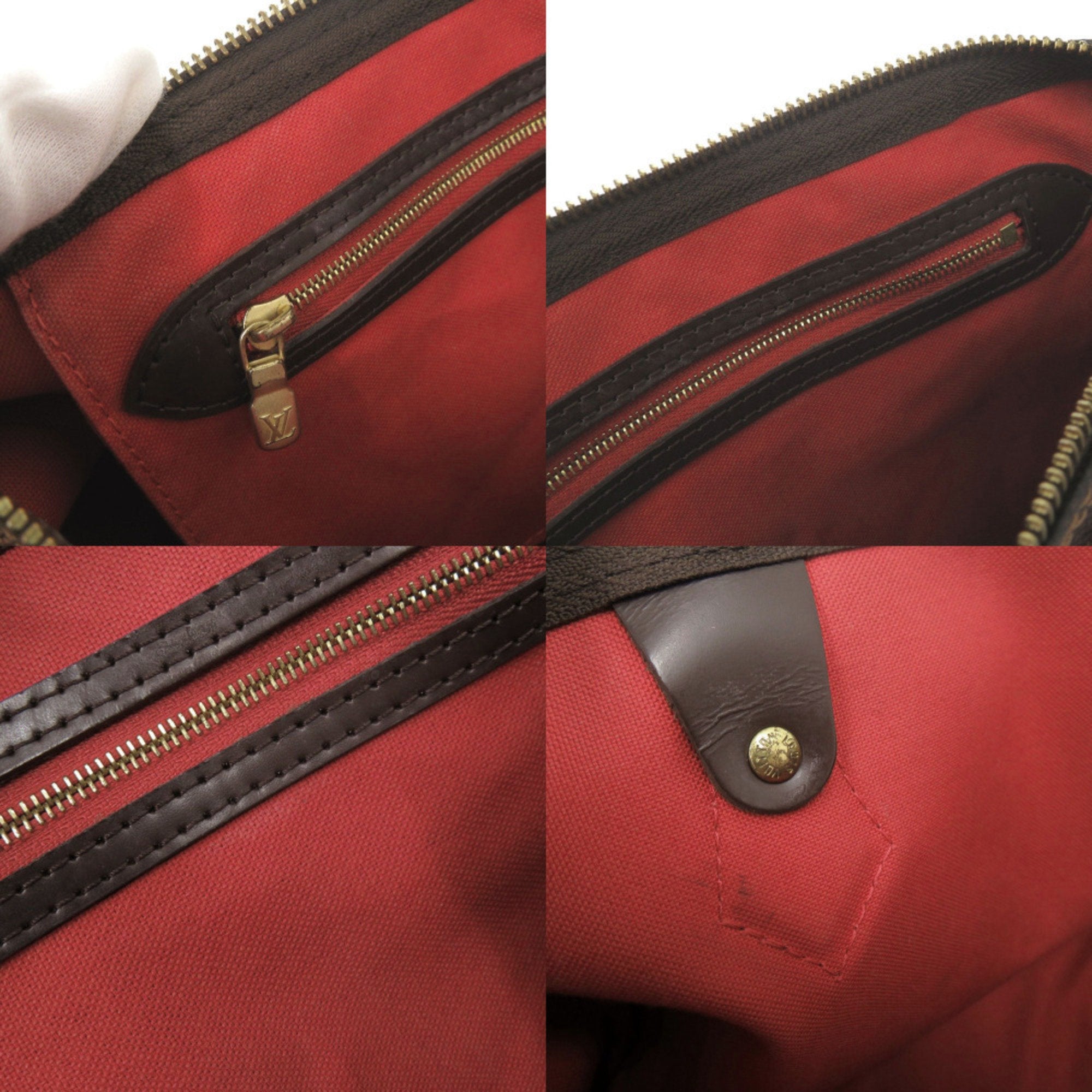 Louis Vuitton Brown Damier Canvas Handbag