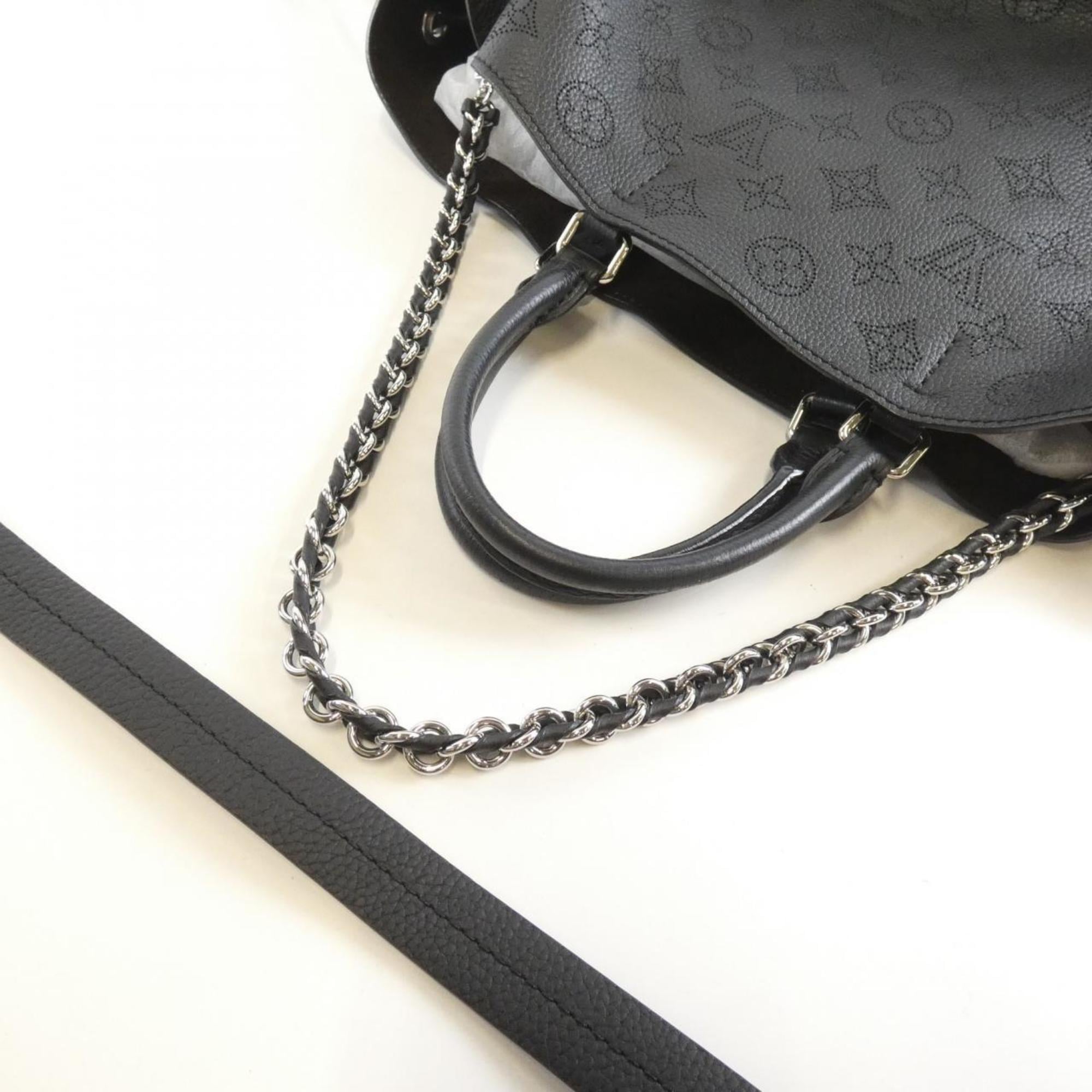 Louis Vuitton Black Leather Handbag
