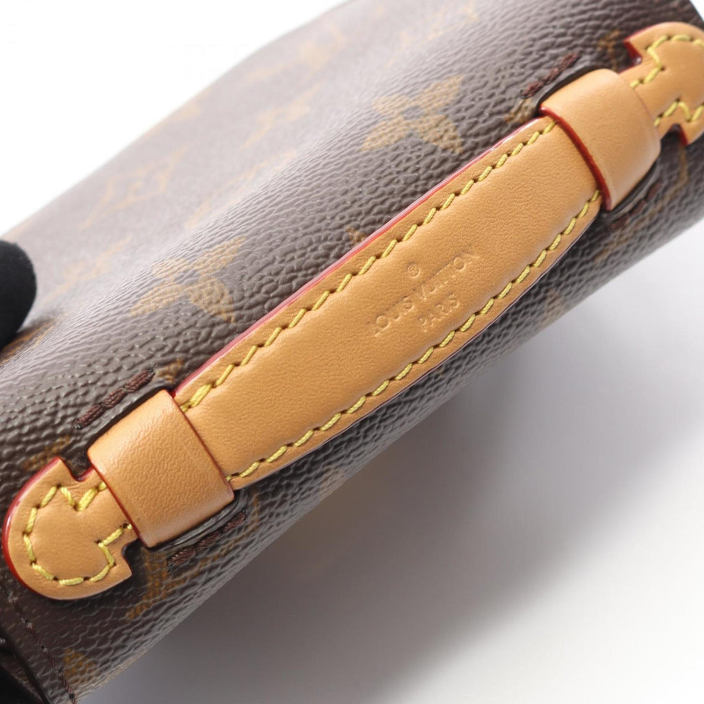 Louis Vuitton Brown Pvc Leather Handbag
