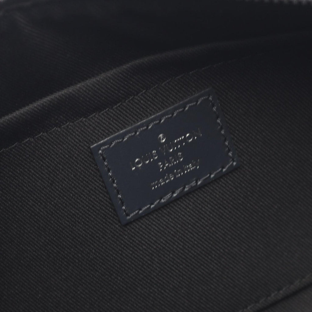 Louis Vuitton Black Blue Epi Leather Handbag