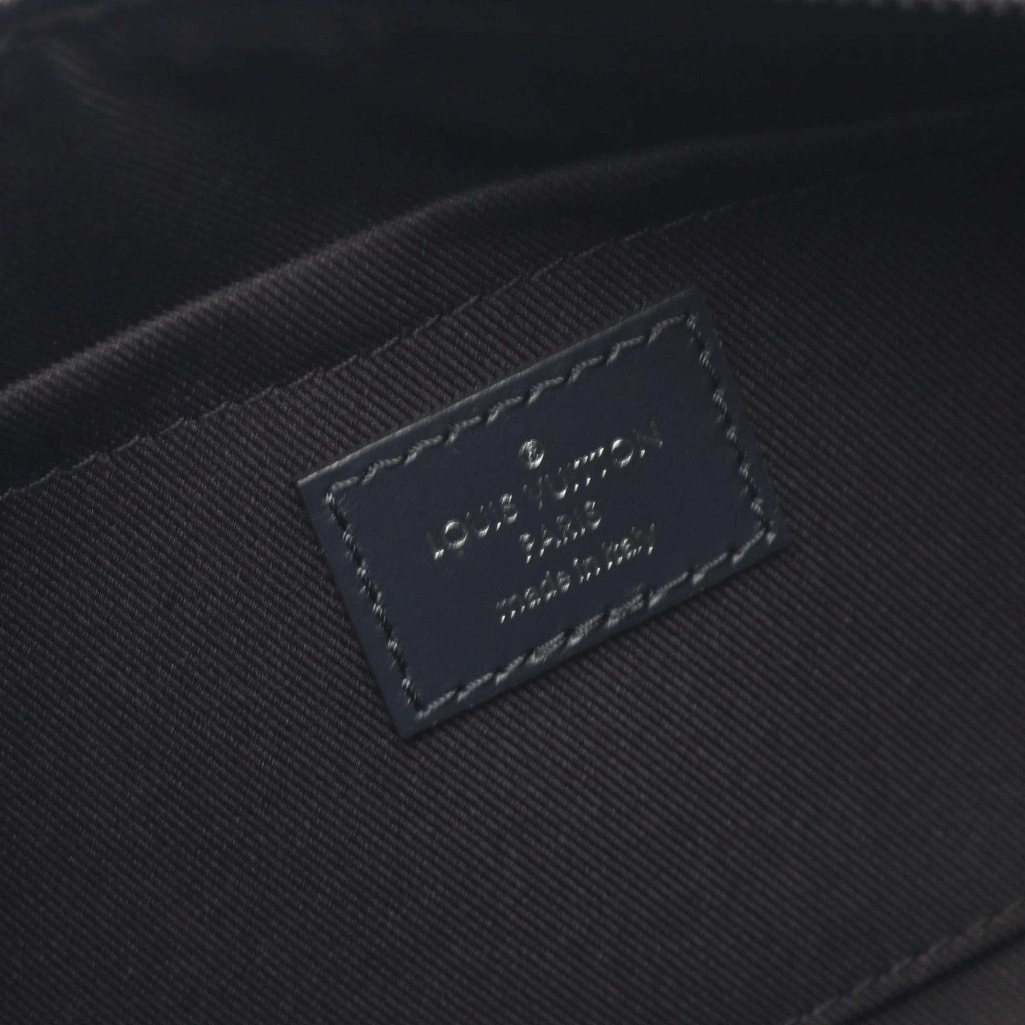Louis Vuitton Black Blue Epi Leather Handbag