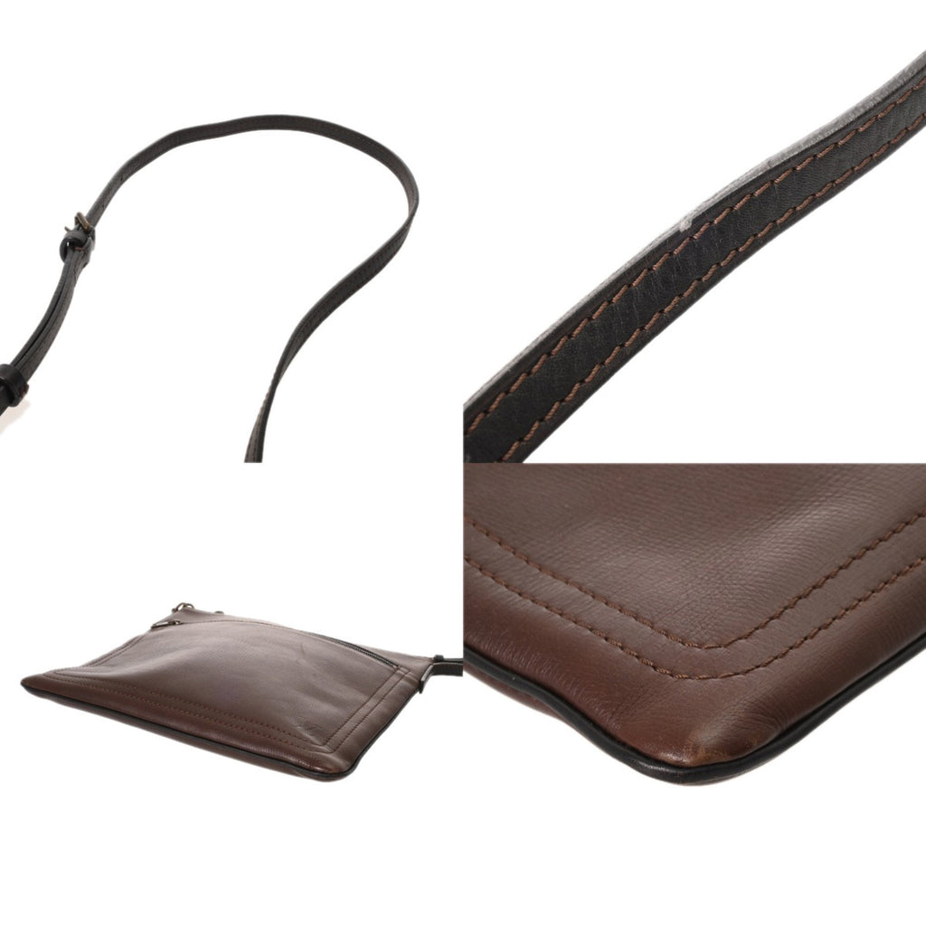Louis Vuitton Coffee Utah Leather Shoulder Bag