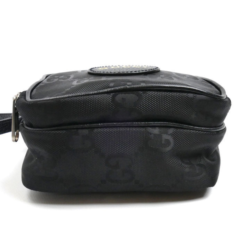 Gucci Black Nylon Leather Shoulder Bag (Pre-Owned)