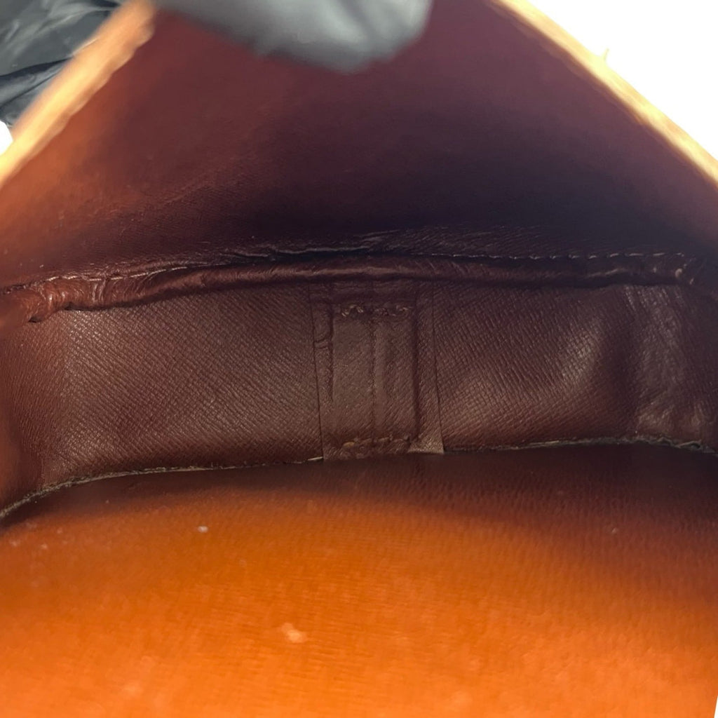 Louis Vuitton Brown Leather Pvc Pochette Shoulder Bag