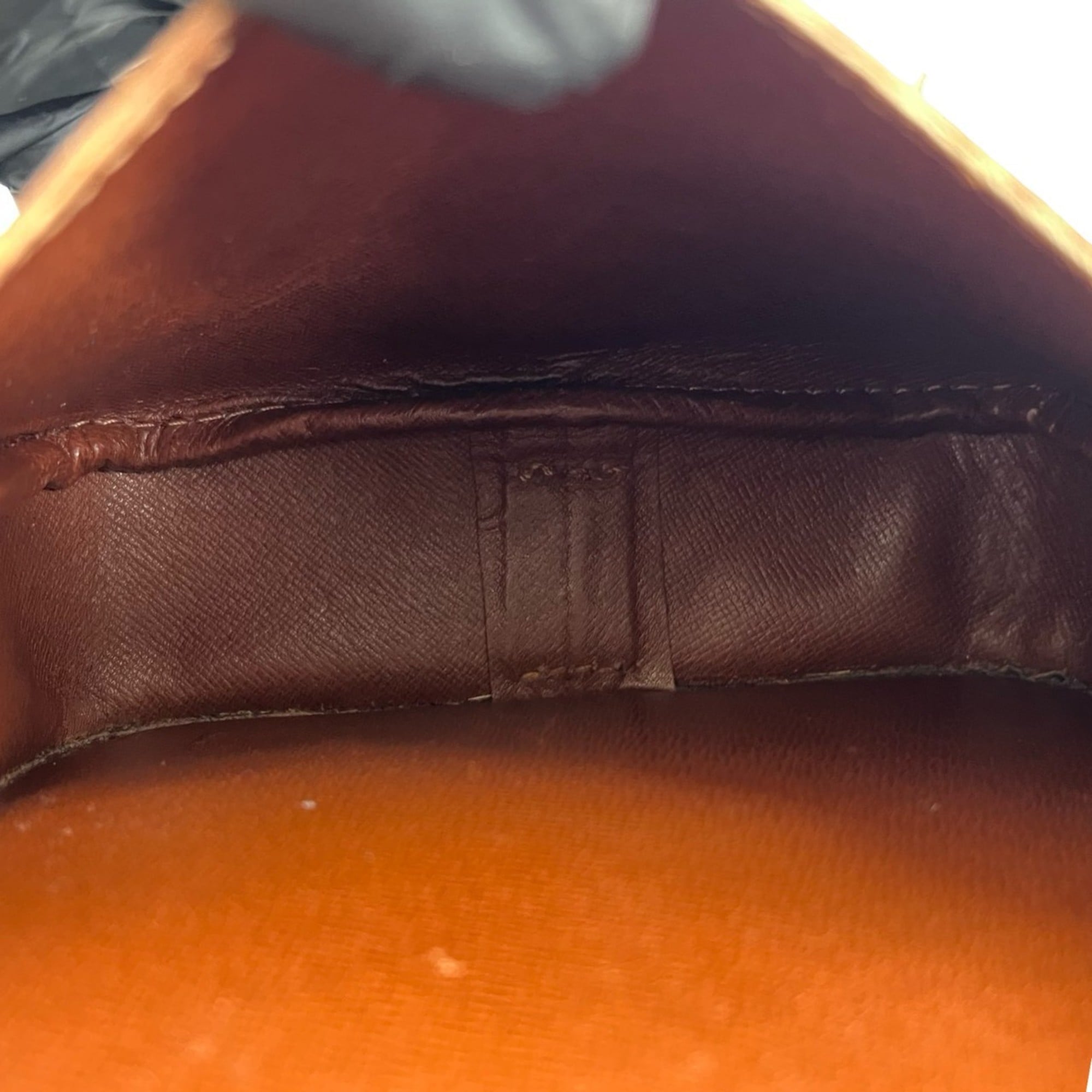 Louis Vuitton Brown Leather Pvc Pochette Shoulder Bag