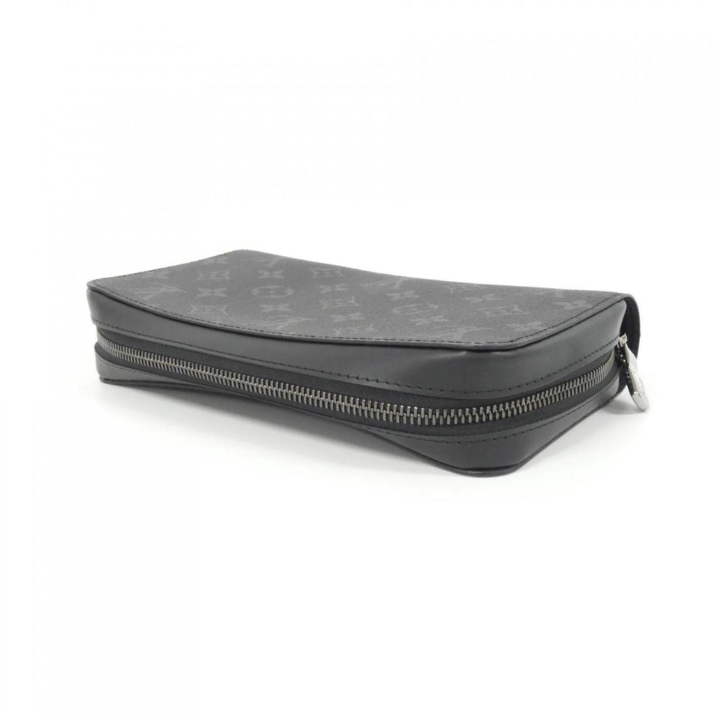 Louis Vuitton Black Coated Canvas Long Wallet