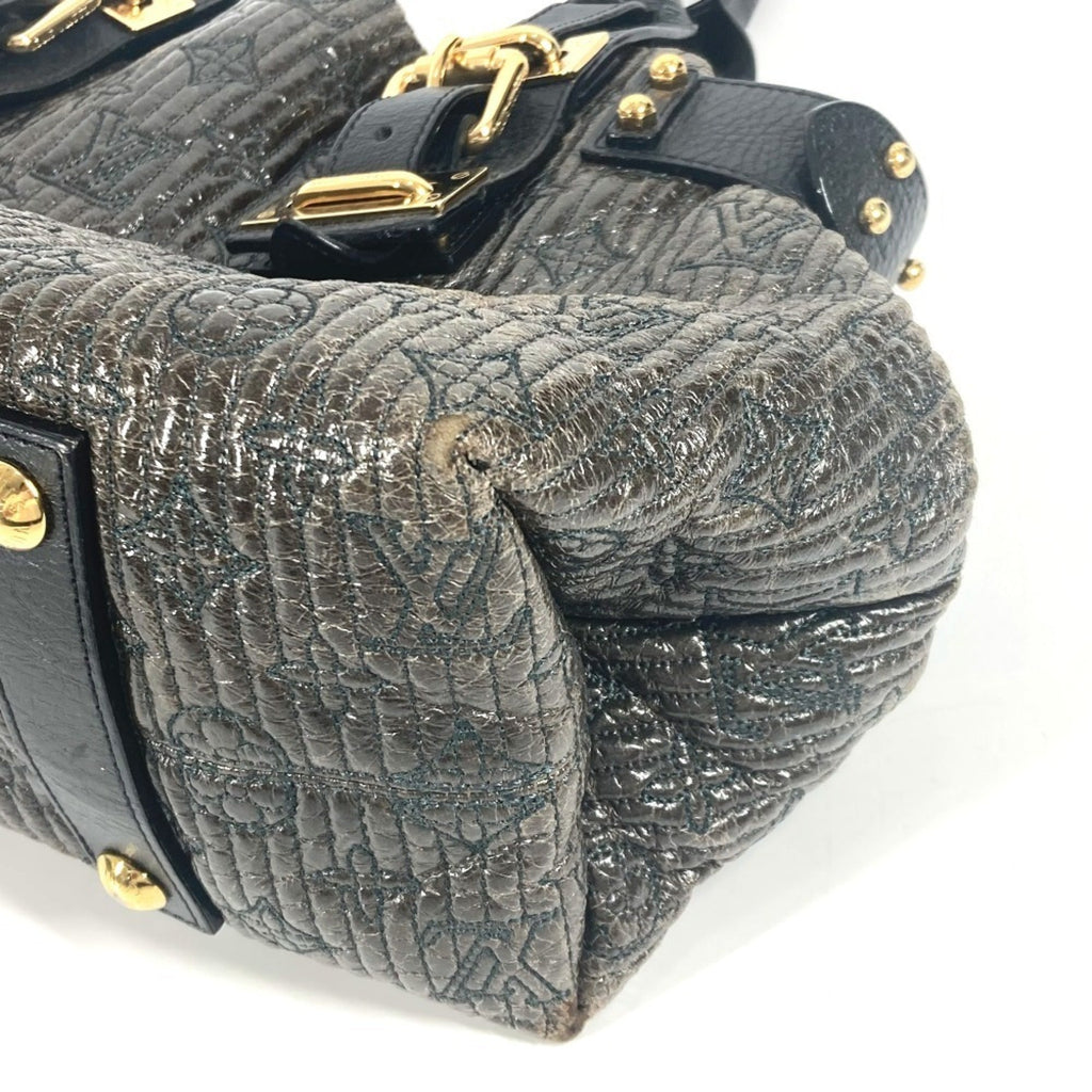 Louis Vuitton Black Noir Handbag Shoulder Bag Tote Bag