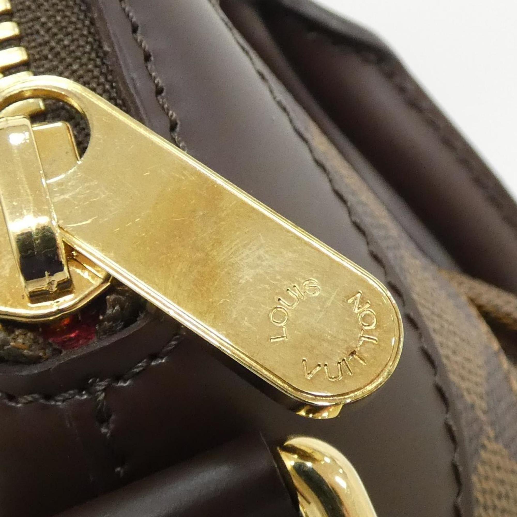 Louis Vuitton Brown Coated Canvas Handbag