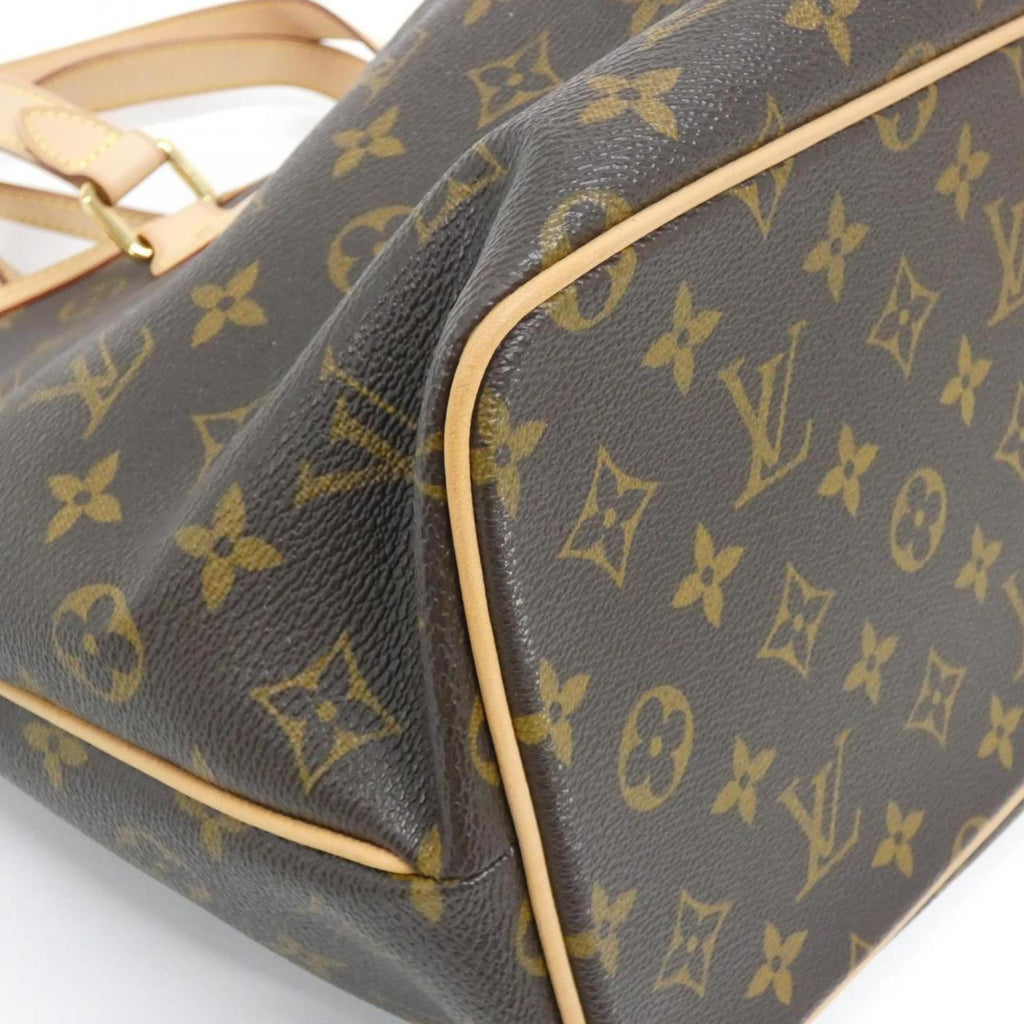 Louis Vuitton Marron Coated Canvas Handbag