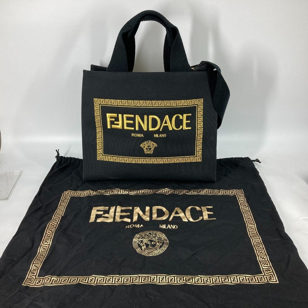 Fendi Black Cloth Shoulder Bag