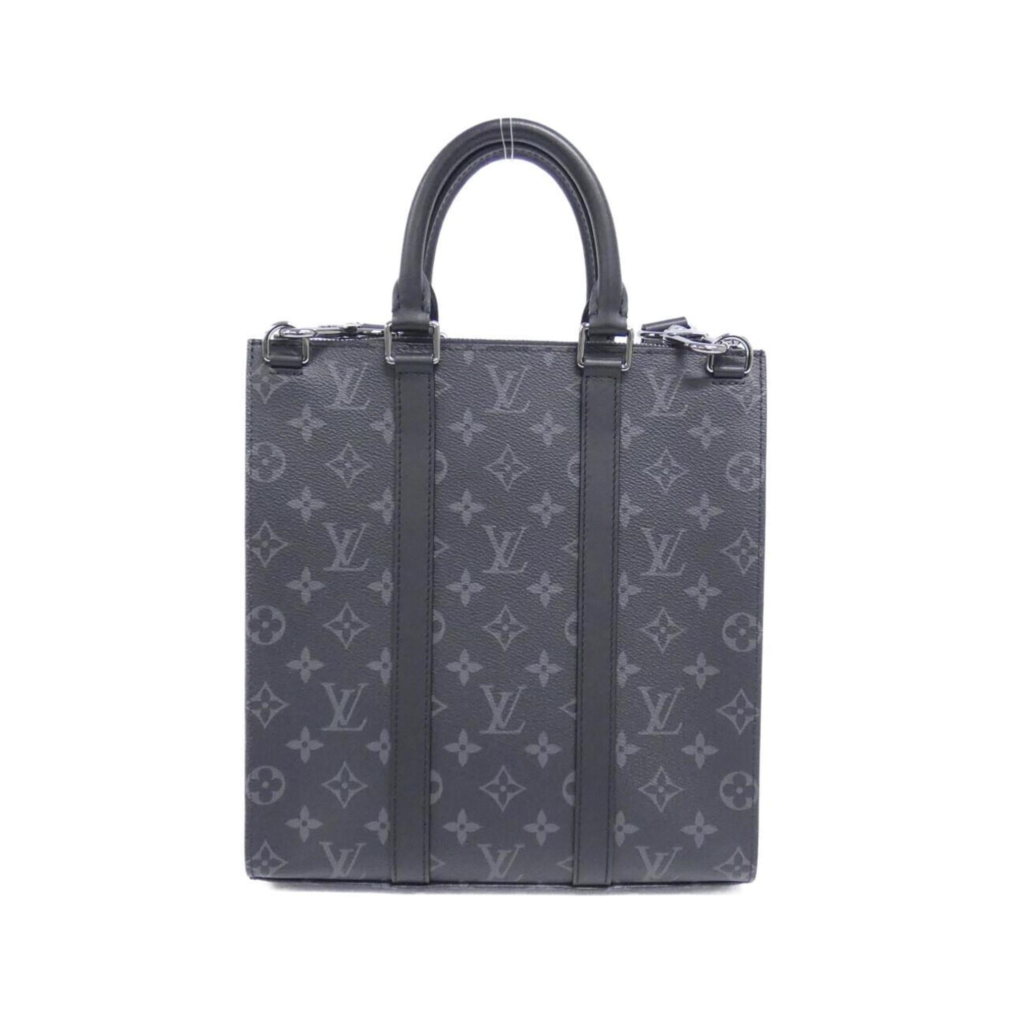 Louis Vuitton Black Coated Canvas Handbag