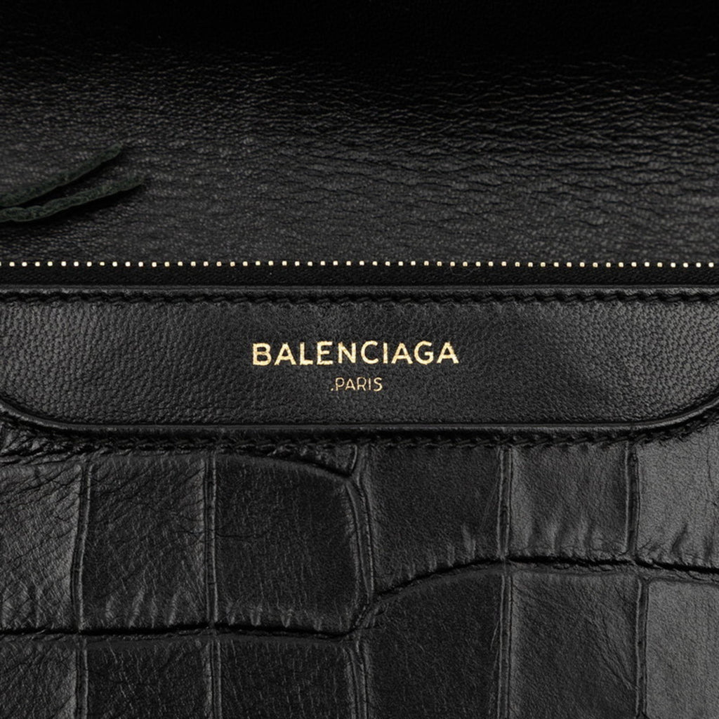 Balenciaga Black Leather Shoulder