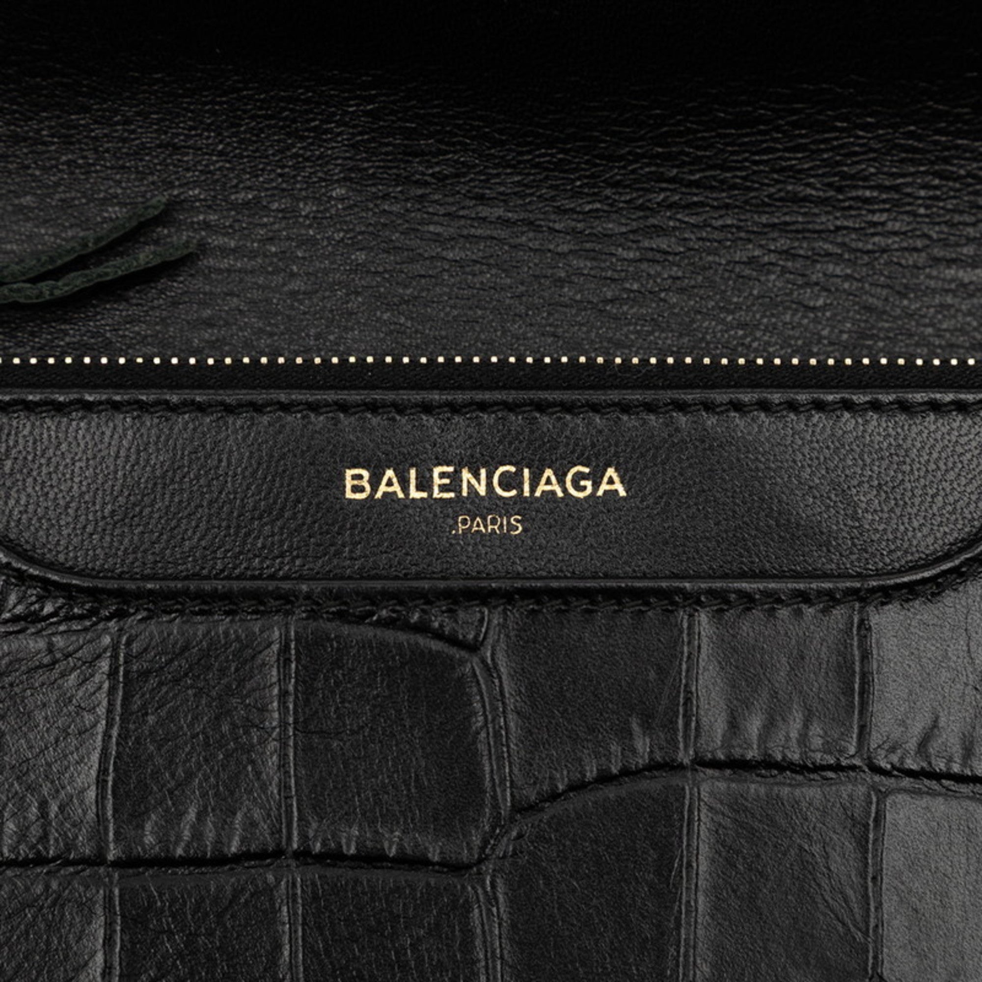 Balenciaga Black Leather Shoulder