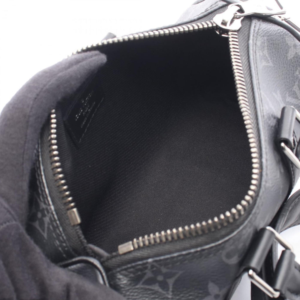 Louis Vuitton Black Monogram Eclipse Coated Canvas Leather Handbag