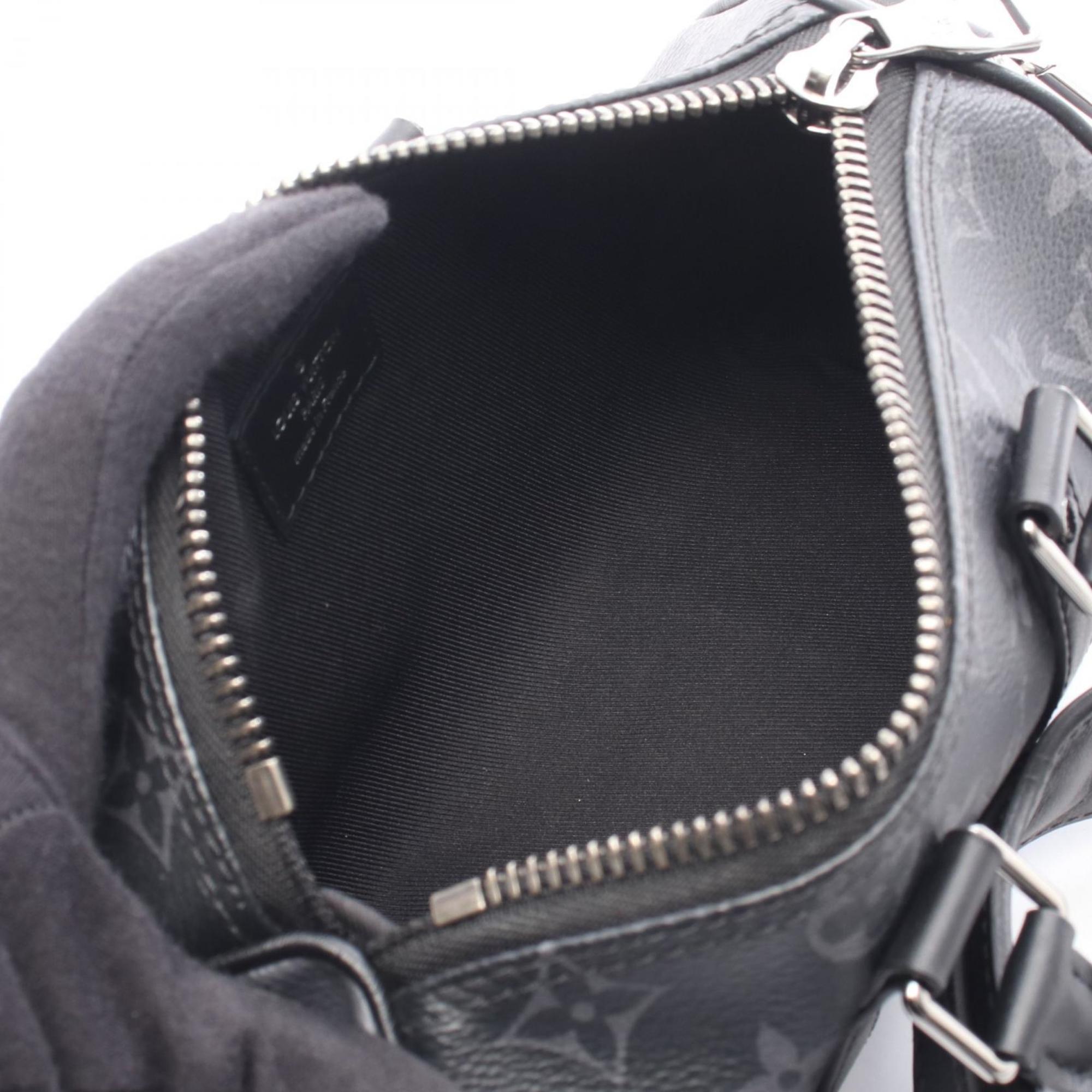 Louis Vuitton Black Monogram Eclipse Coated Canvas Leather Handbag