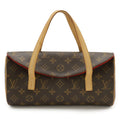 Louis Vuitton Black Brown Monogram Monogram Handbag
