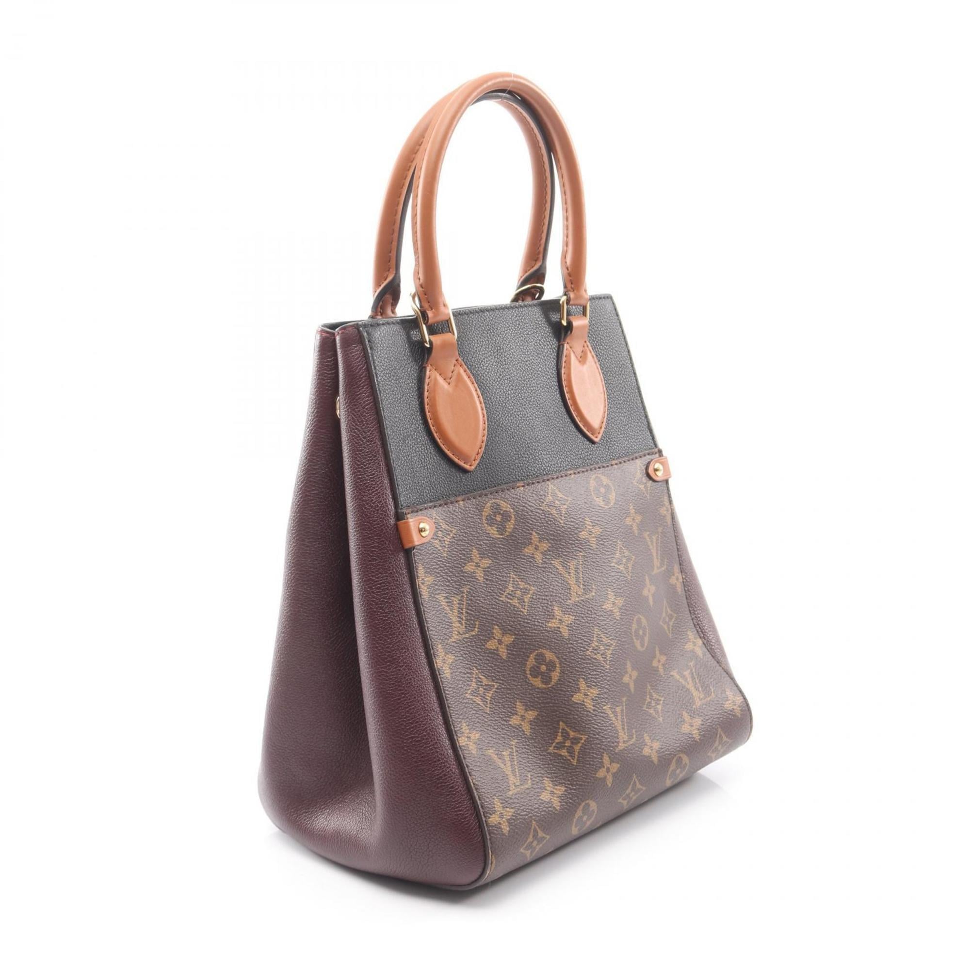 Louis Vuitton Black Bordeaux Monogram Multi-Color Noir Wine Monogram Leather Handbag