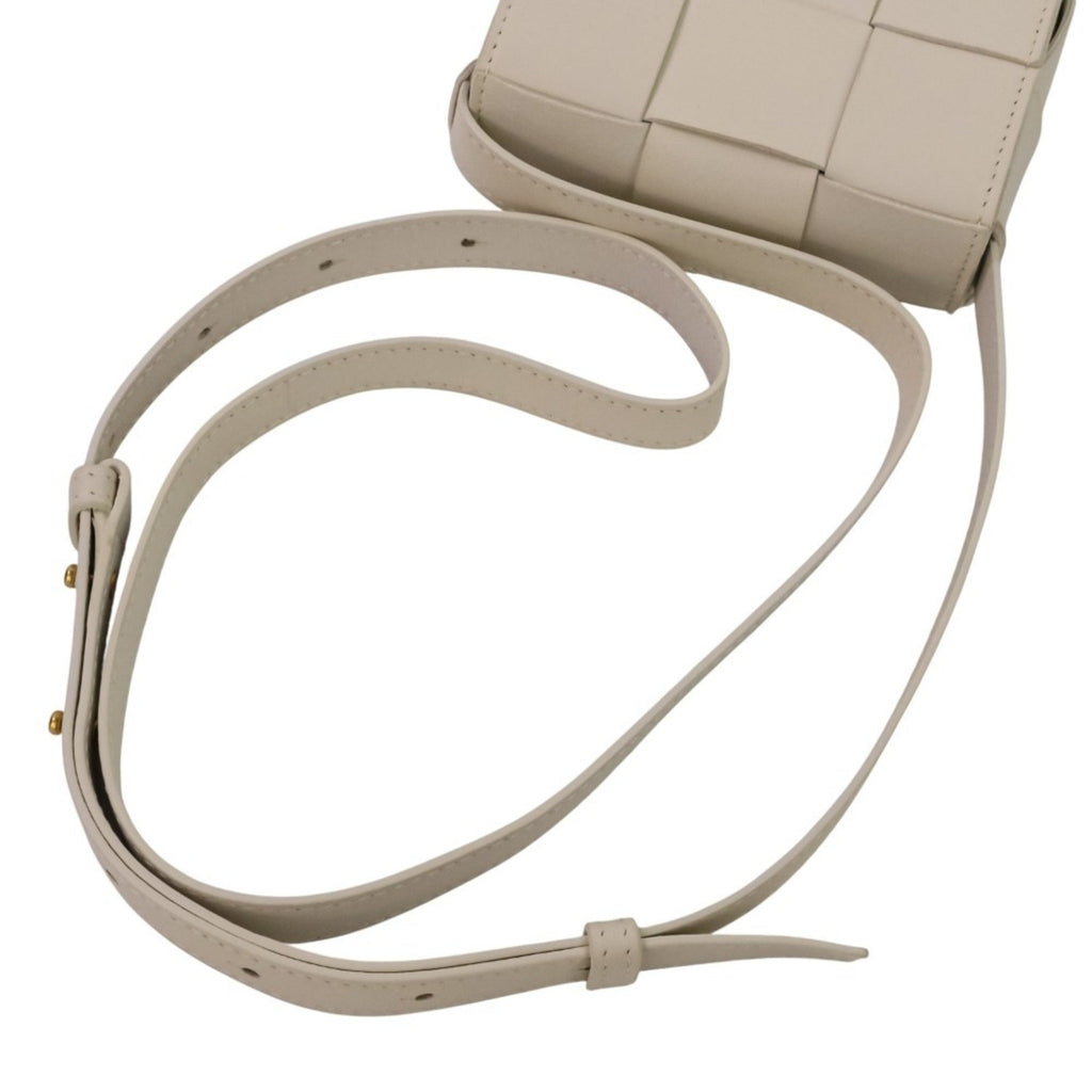 Bottega Veneta White Leather Shoulder Bag