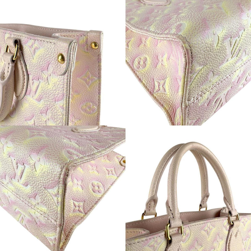 Louis Vuitton Monogram Empreinte Pink Yellow Monogram Empreinte Handbag Shoulder Bag
