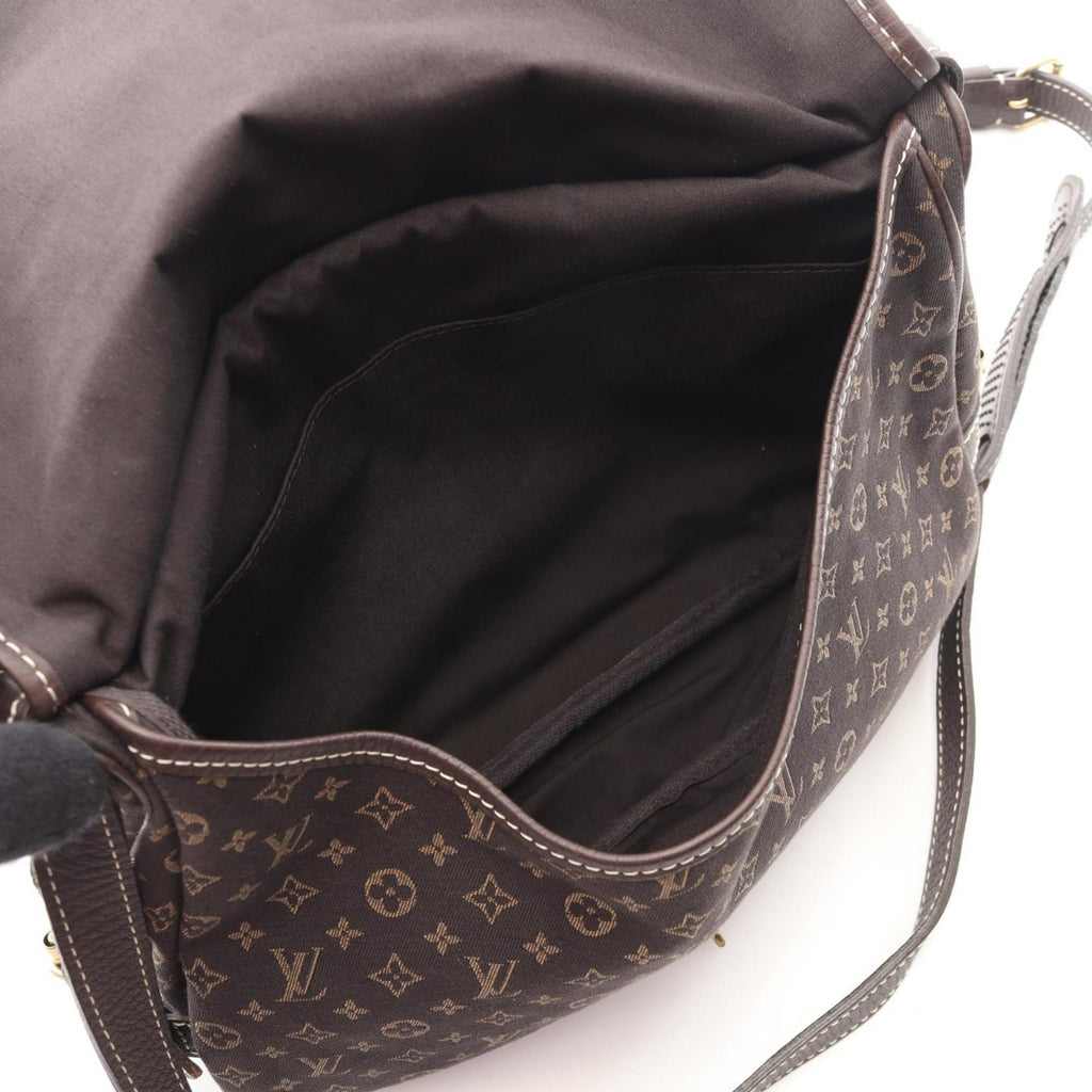 Louis Vuitton Brown Ebene Monogram Mini Lin Shoulder Bag