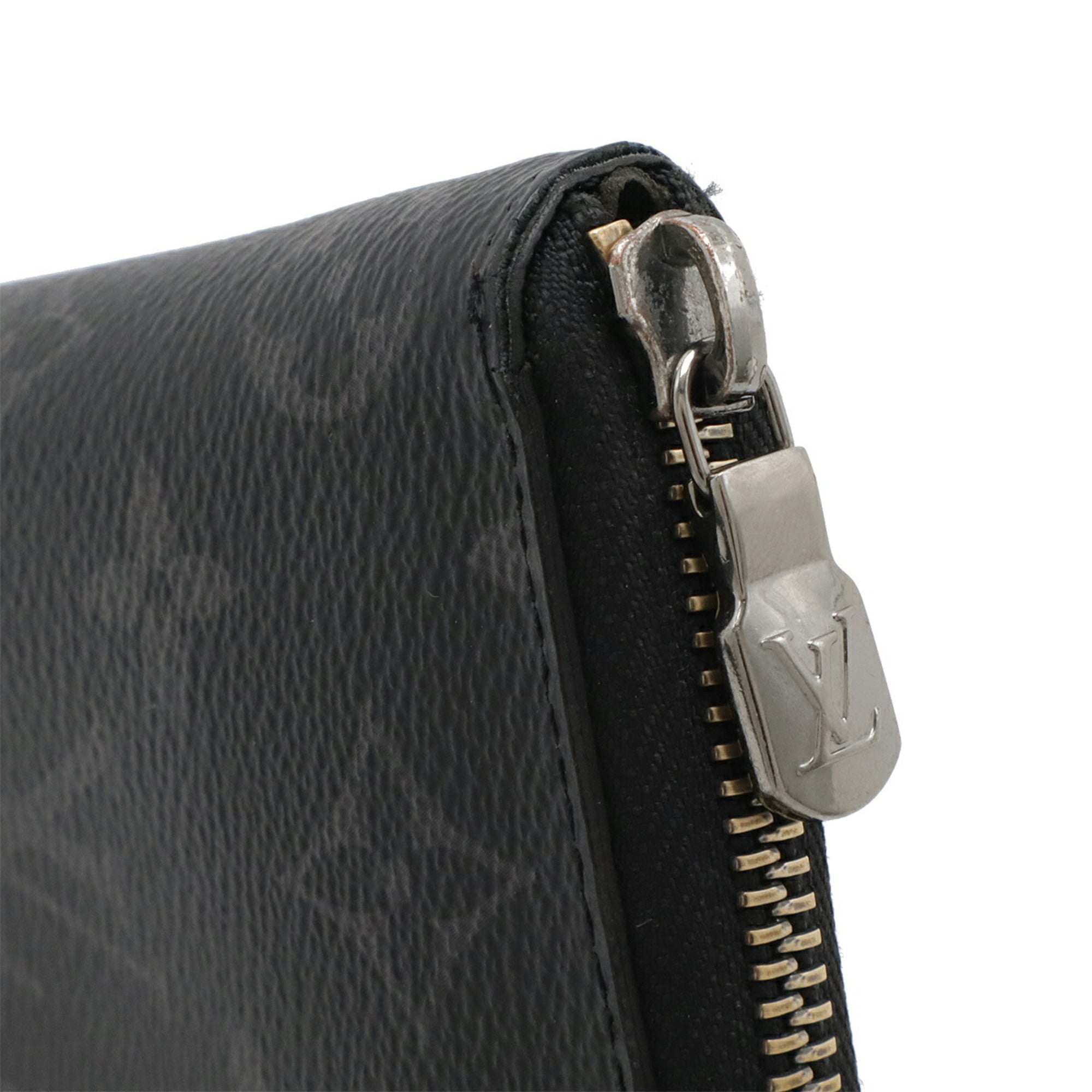 Louis Vuitton Black Gray Monogram Eclipse Monogram Eclipse Long Wallet