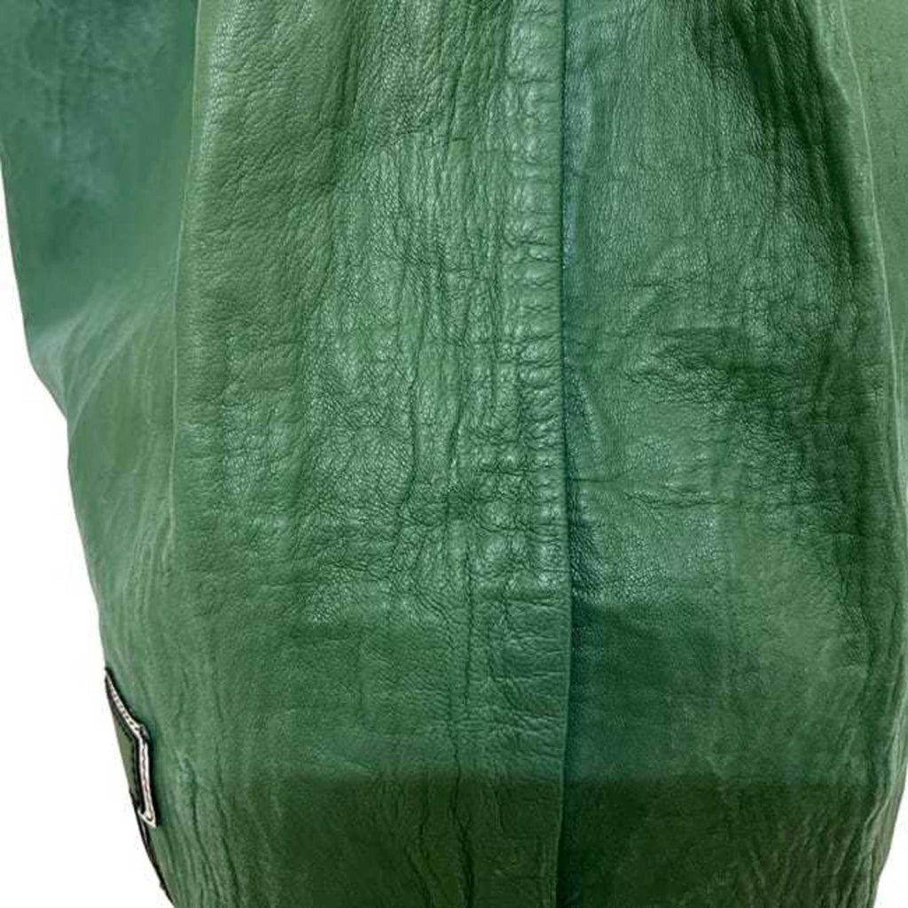 Prada Green Leather Eco-Bag Tote Bag