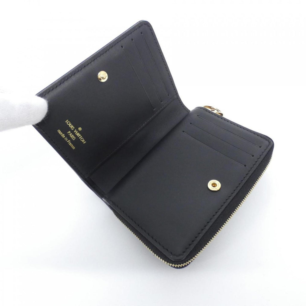 Louis Vuitton Black Leather Coin Purse/Coin Case
