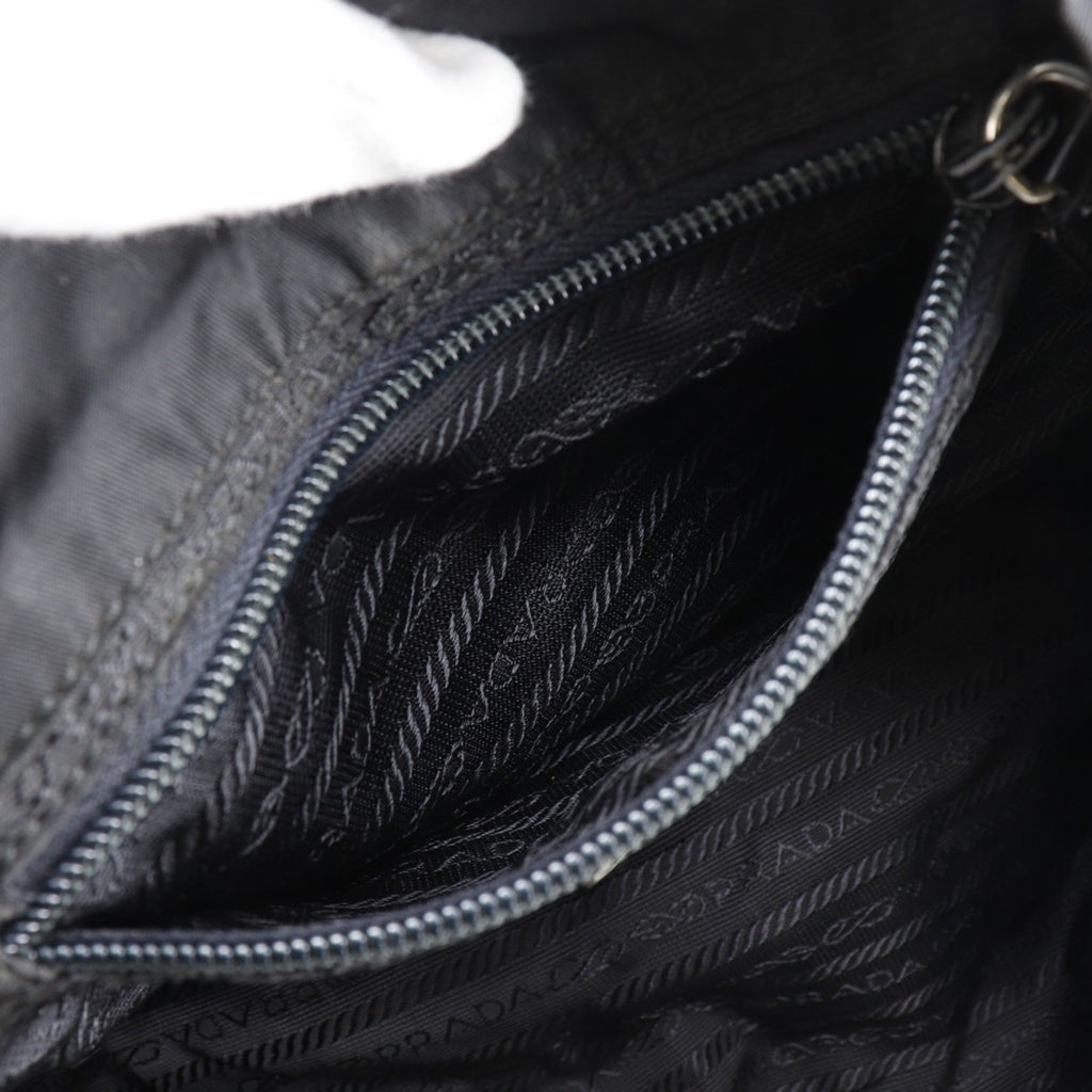 Prada Black Nylon Backpack Tote Bag