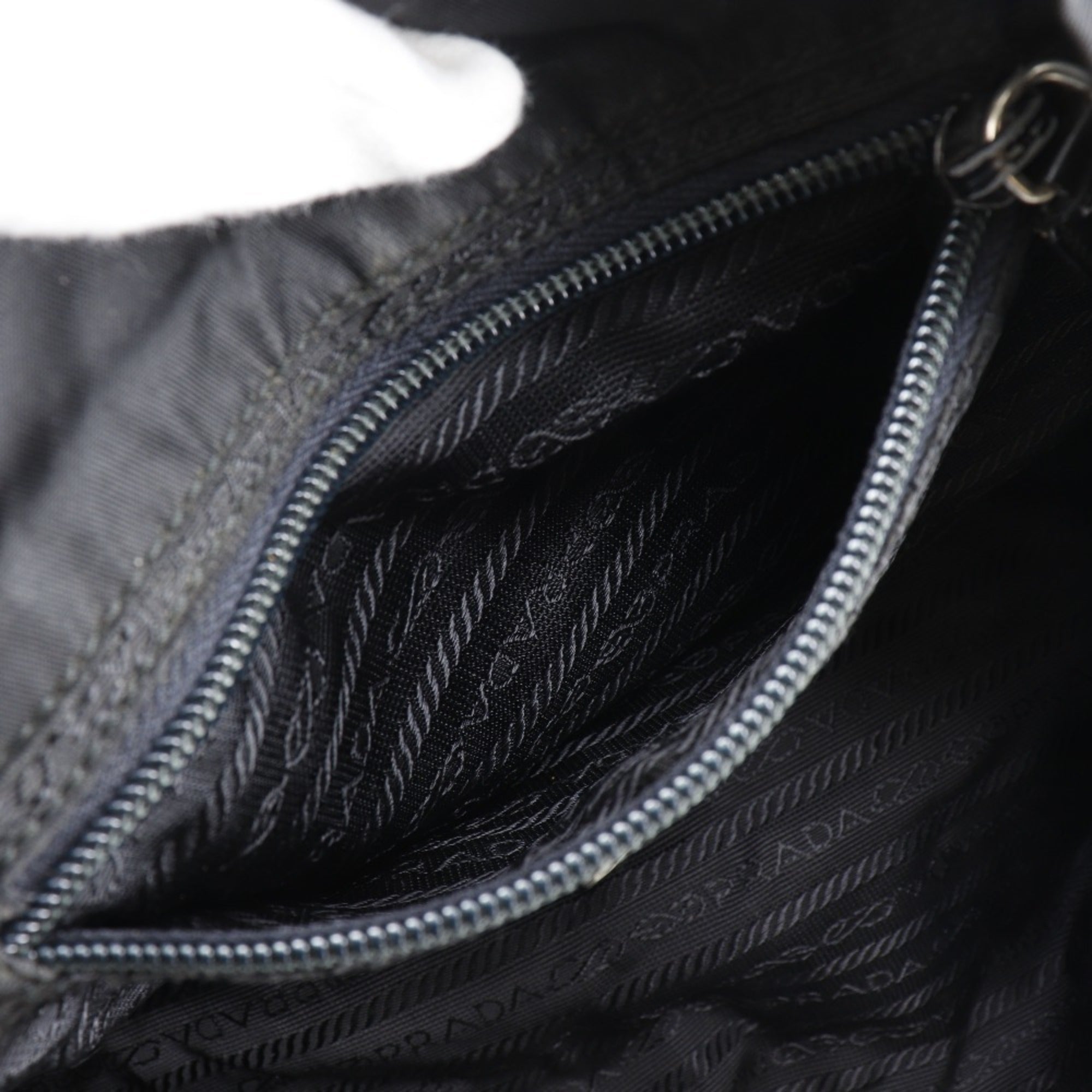 Prada Black Nylon Backpack Tote Bag