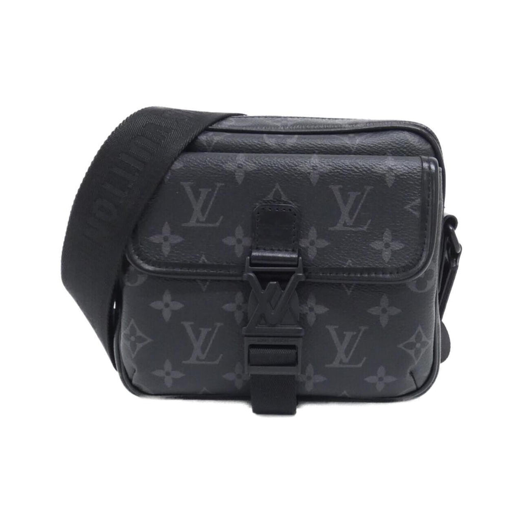 Louis Vuitton Black Coated Canvas Shoulder Bag