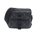 Louis Vuitton Black Coated Canvas Shoulder Bag