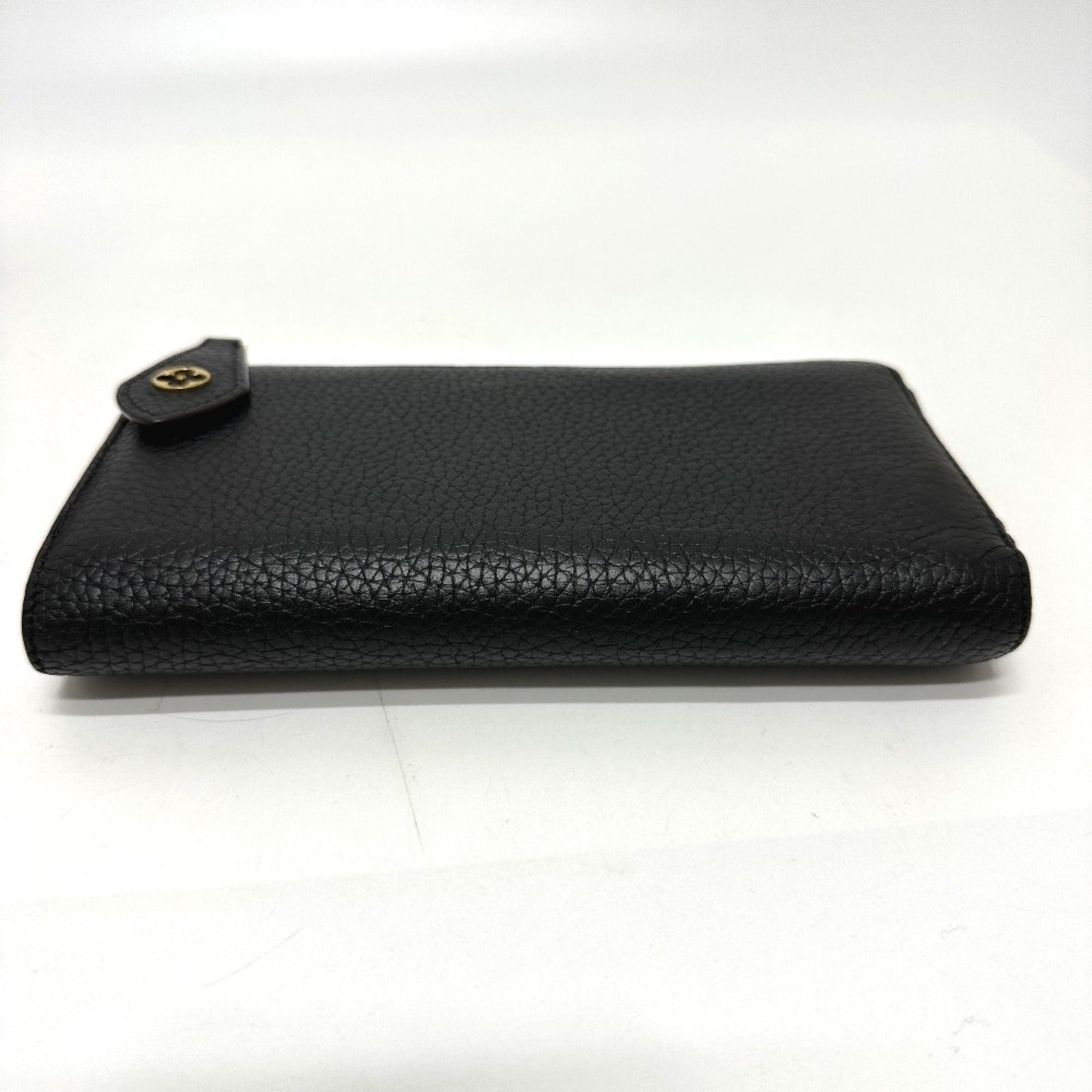 Louis Vuitton Black Leather Long Wallet